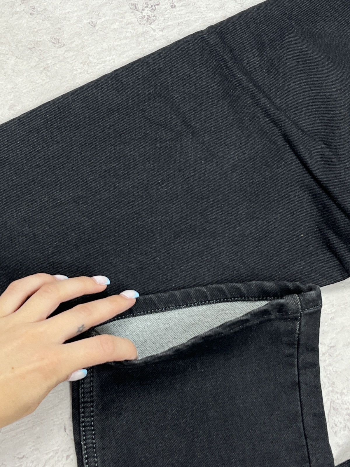Designer × Diesel Vintage Men's Y2K Diesel 1978 Black Denim Jeans Size US 38 / EU 54 - 3 Thumbnail