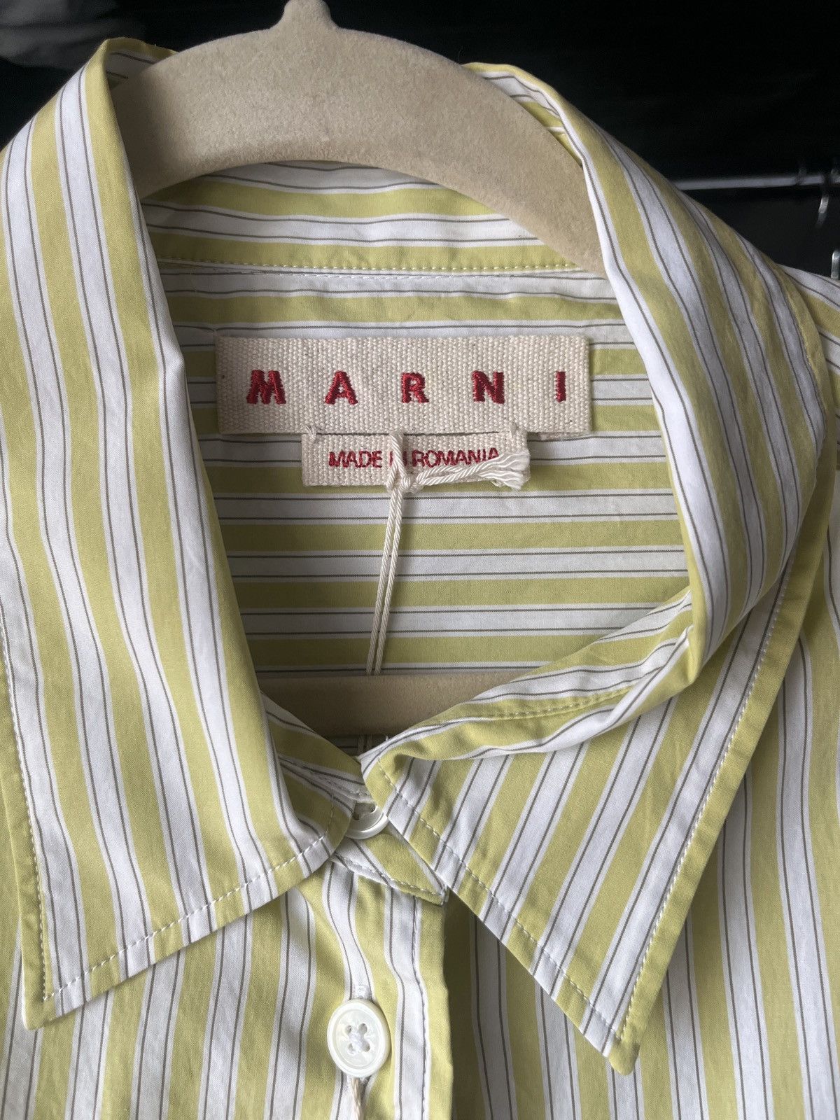 Marni Marni Asymmetric Sleeveless Button Down Size L / US 10 / IT 46 - 4 Thumbnail
