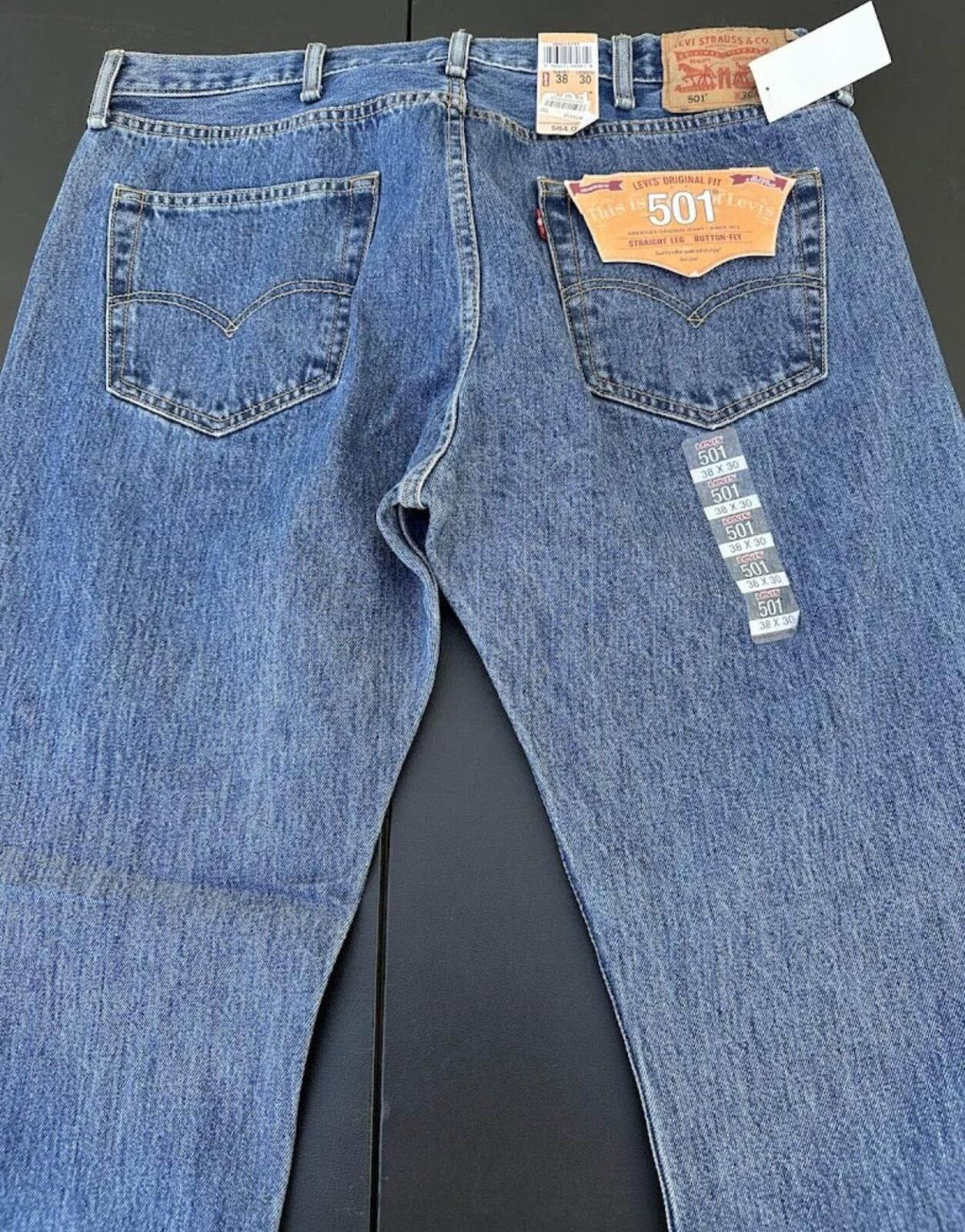Levi's Levi’s 501 Button Fly Jeans NWT 38x30 Size US 38 / EU 54 - 5 Thumbnail