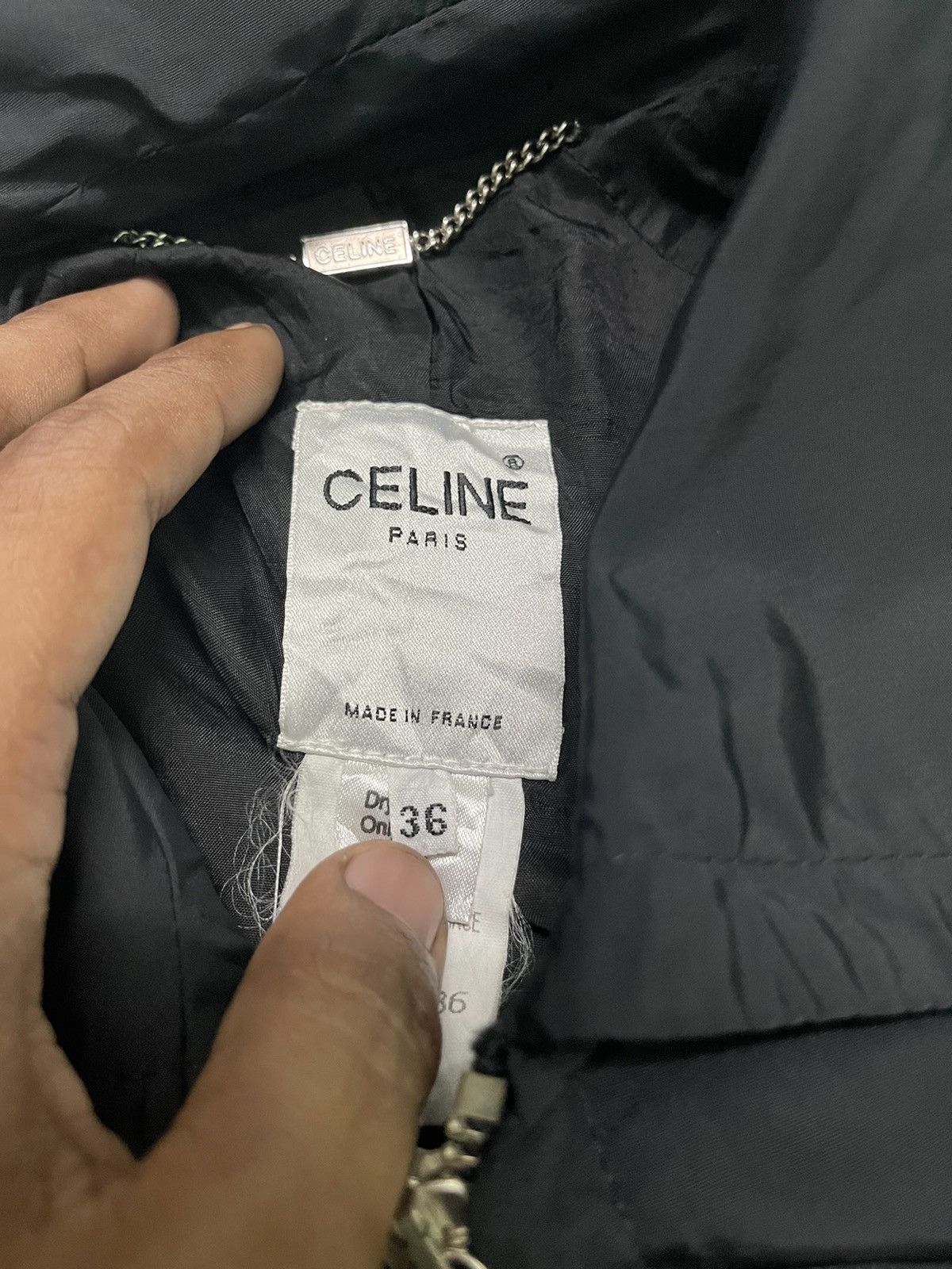 Celine 90s CELINE PARIS ZIPPER JACKET MADE IN FRANCE Size US L / EU 52-54 / 3 - 9 Thumbnail