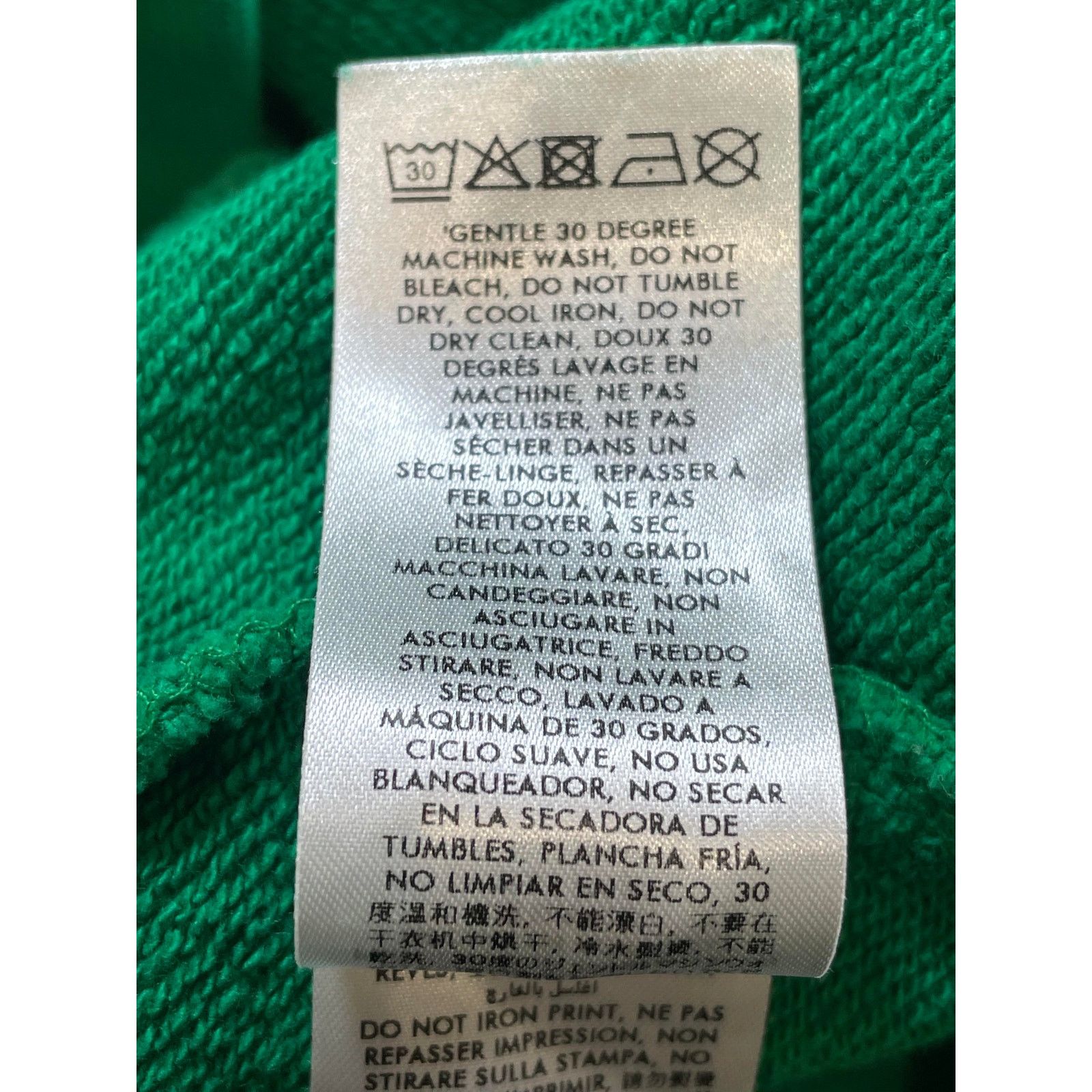 Casablanca Casablanca Silk Scarf Logo Green Hoodie Size US L / EU 52-54 / 3 - 5 Thumbnail