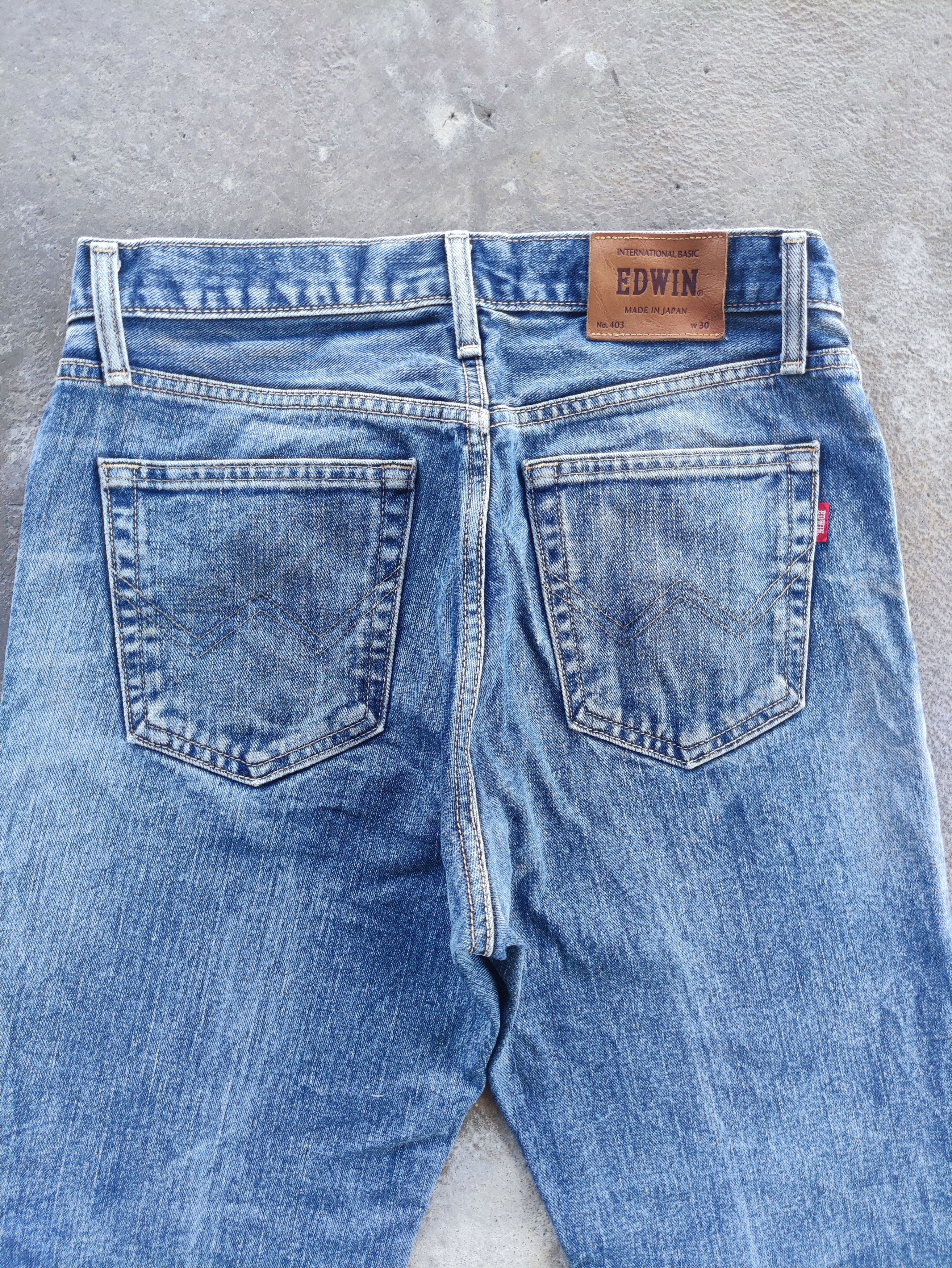 Edwin × Jean × Vintage Vintage Edwin Japan Distressed faded Denim Pants Jeans W30 Size US 30 / EU 46 - 10 Thumbnail