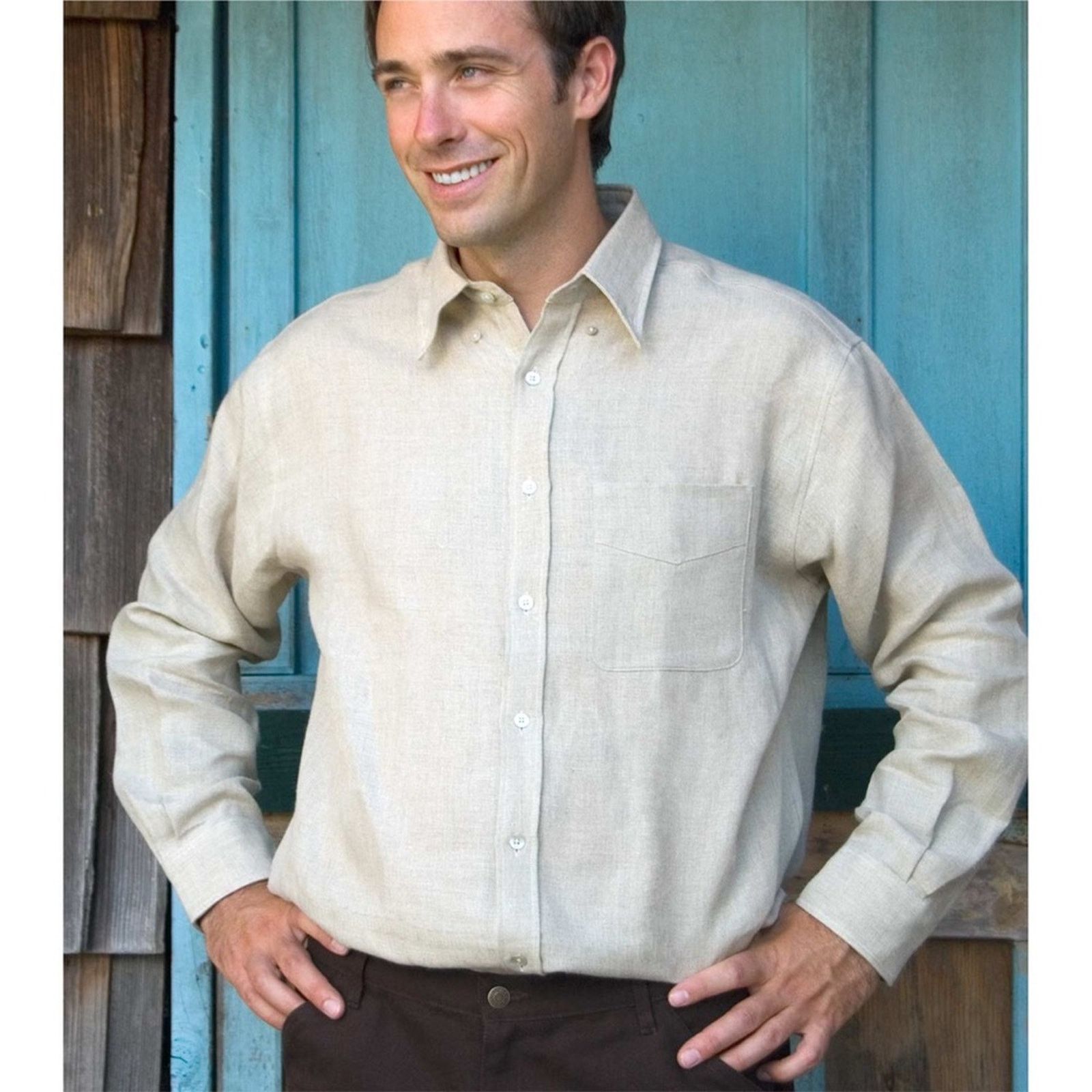 Geoffrey Beene Geoffrey Beene Button Front Shirt Size US XL / EU 56 / 4 - 1 Thumbnail