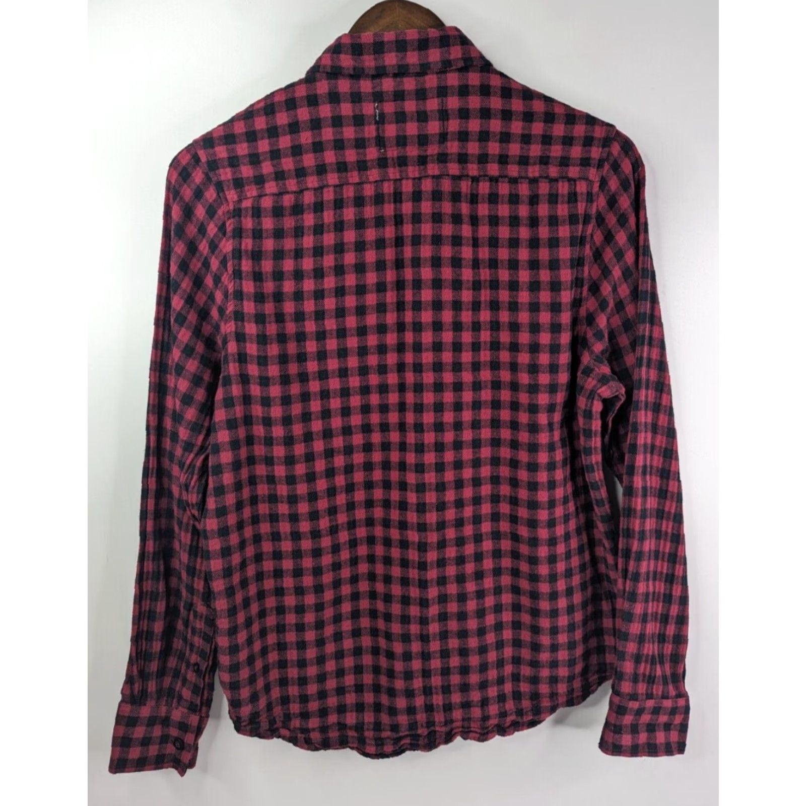Vintage Cloudveil Button-Up Shirt Mens Small Cotton Flannel Red Checkered Long Sleeve Size US S / EU 44-46 / 1 - 3 Thumbnail