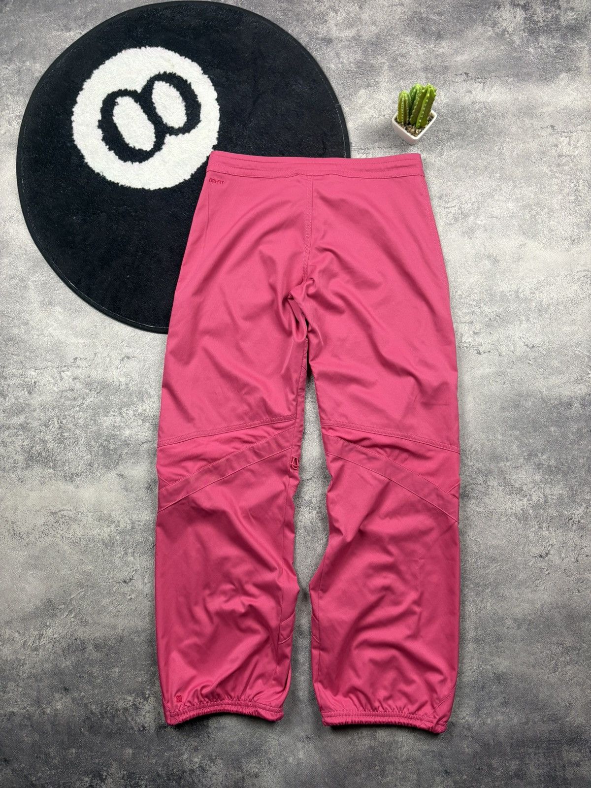 Nike NIKE Hype Baggy Pink Drawstrings Style Casual Pants Rare Size 28" / US 6 / IT 42 - 13 Thumbnail