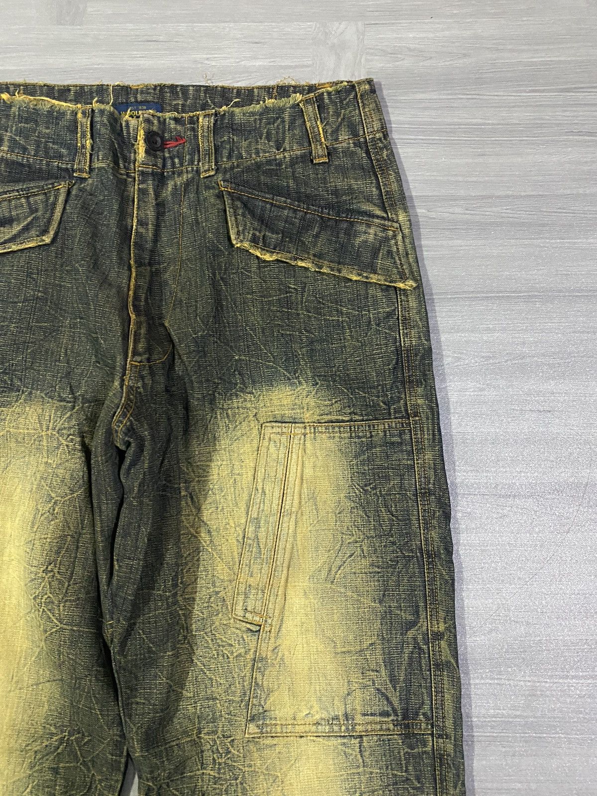 Woolrich Woolen Mills Vintage 90’s WOOLRICH Mudmax Claw Mark Baggy Denim Size US 35 - 4 Thumbnail