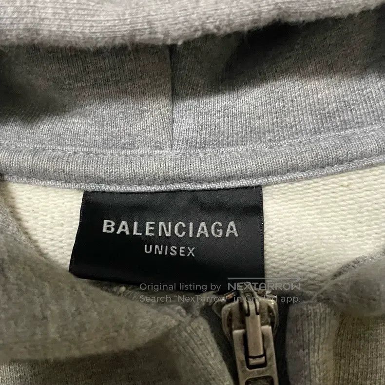 Balenciaga Balenciaga Hand-Painted Tattoo Pattern Zipper Hoodie Size US M / EU 48-50 / 2 - 3 Thumbnail