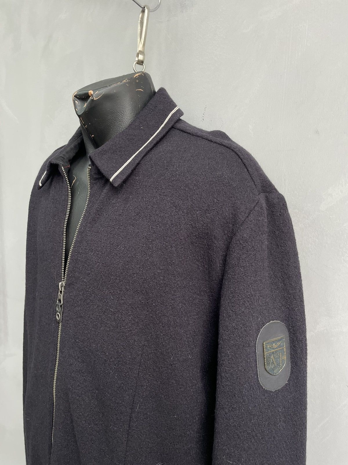 Armani Emporio Armani wool sweater jacket y2k Size US XXL / EU 58 / 5 - 5 Thumbnail