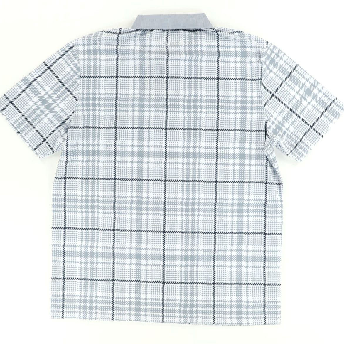Vintage Sligo Blackwolf Run Houndstooth Stretch Polyester Plaid Polo Shirt Gray Men's L Size US L / EU 52-54 / 3 - 4 Thumbnail
