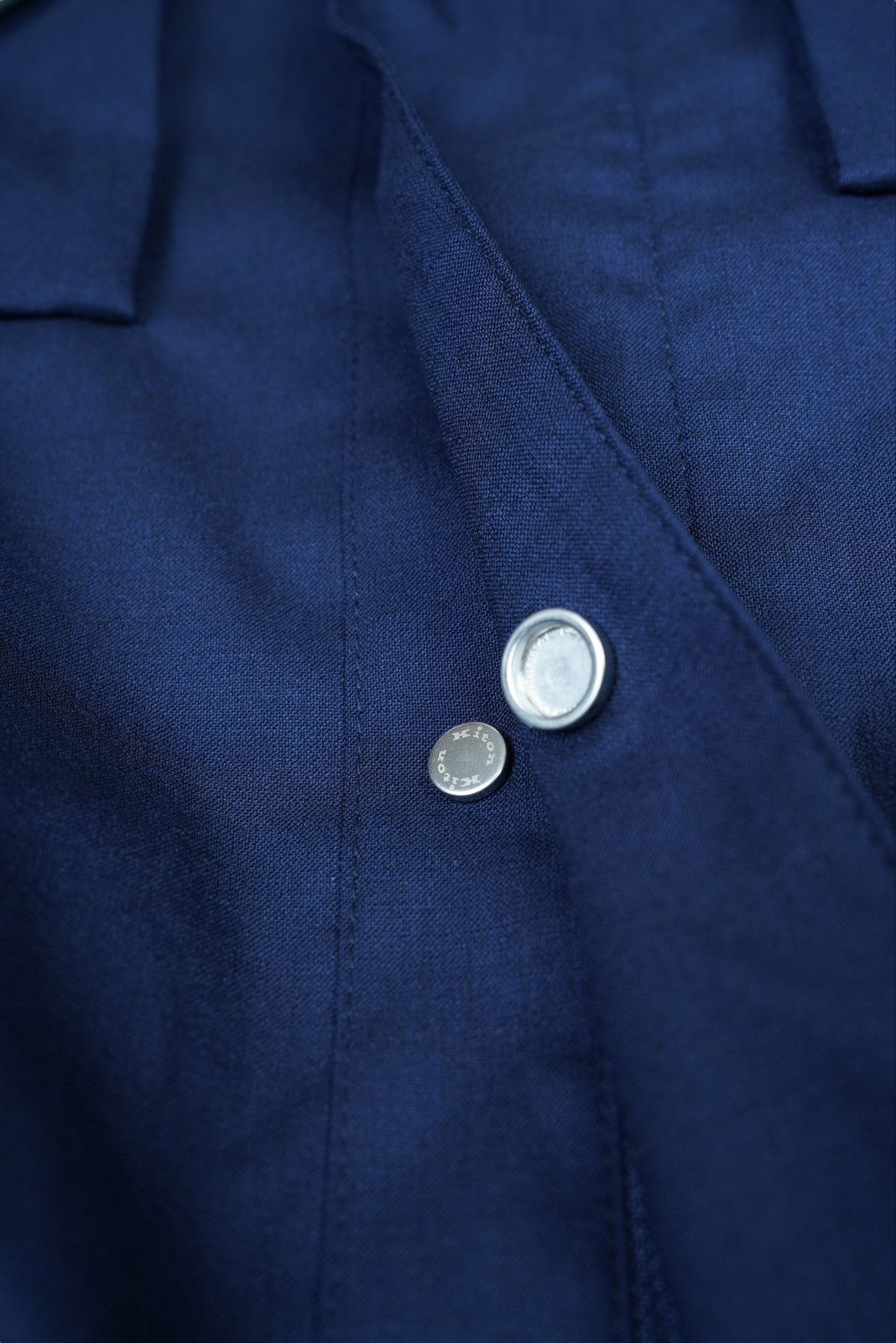 Kiton Kiton shirt jacket wool blue different sizes Size US L / EU 52-54 / 3 - 3 Thumbnail