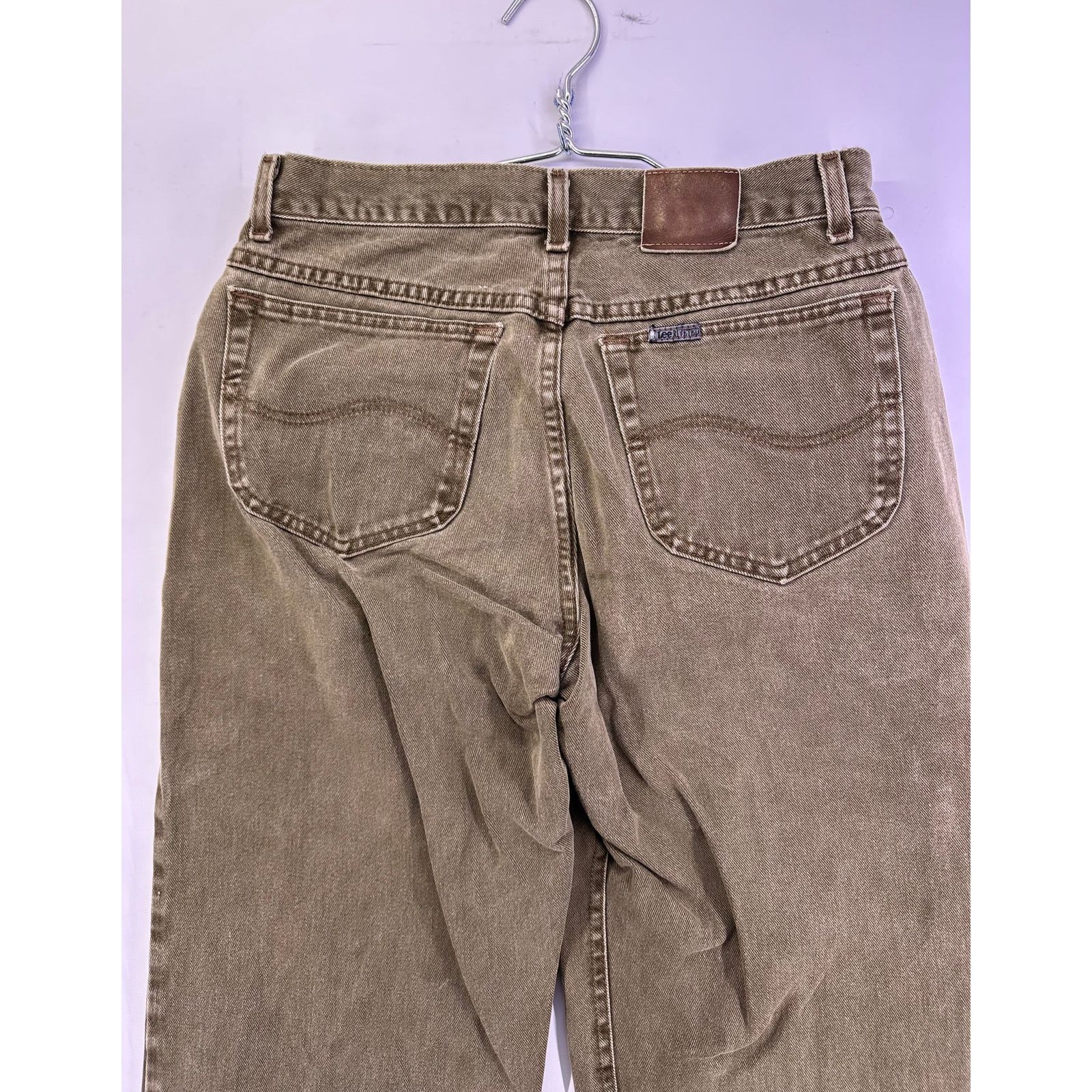 Lee Vintage Riveted Lee gold Brown Jeans Size 33x32 Size US 33 - 12 Thumbnail