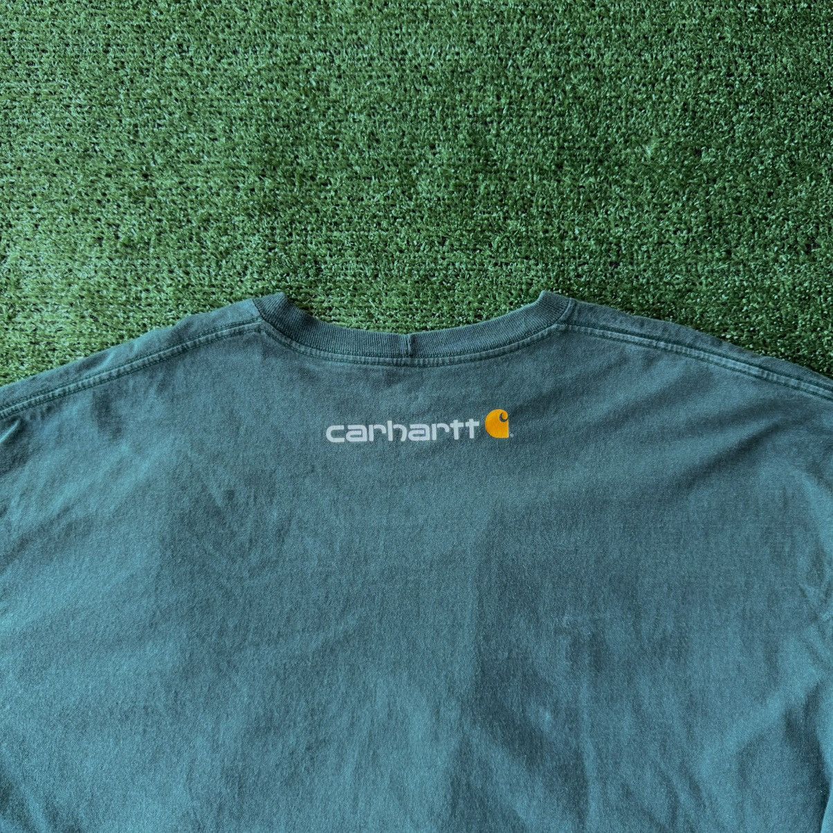 Carhartt Forest Green Carhartt Logo Long Sleeve Tee Size US XXL / EU 58 / 5 - 5 Thumbnail