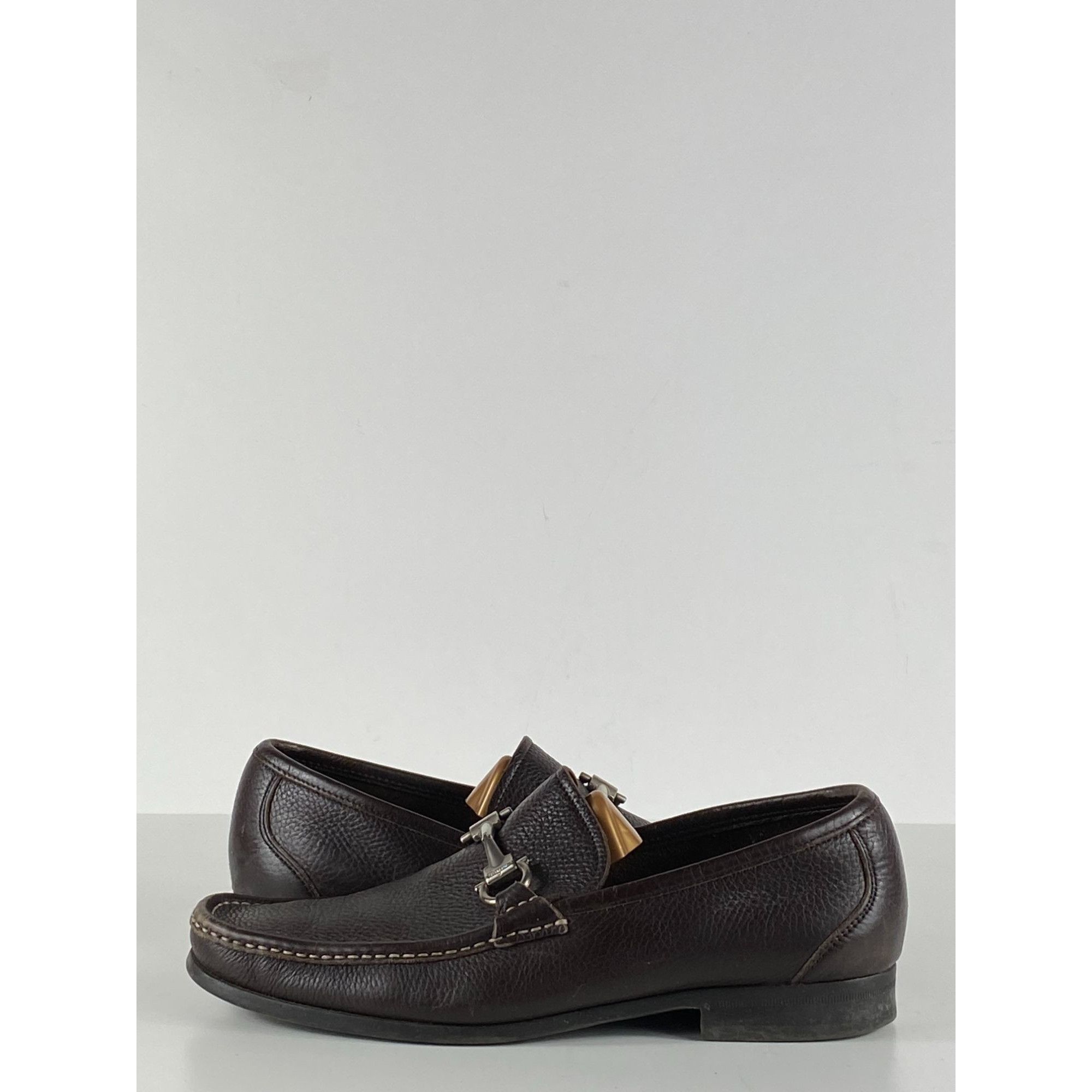 Salvatore Ferragamo Salvatore Ferragamo 'Magnifico' Brown Leather