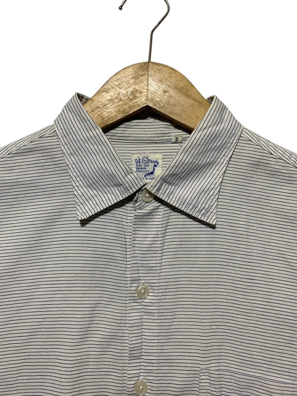Orslow Orslow diagonal striped shirt Size US M / EU 48-50 / 2 - 2 Thumbnail