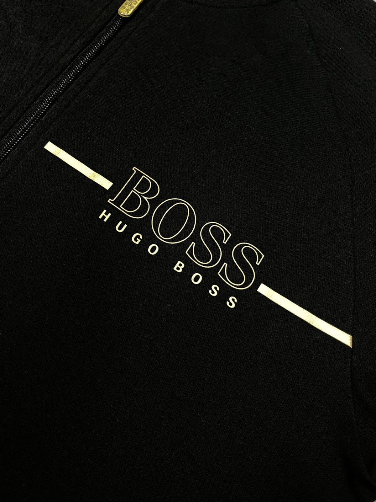 Hugo Boss Mens Hugo Boss Track Jacket Black Gold Size L Size US L / EU 52-54 / 3 - 5 Thumbnail