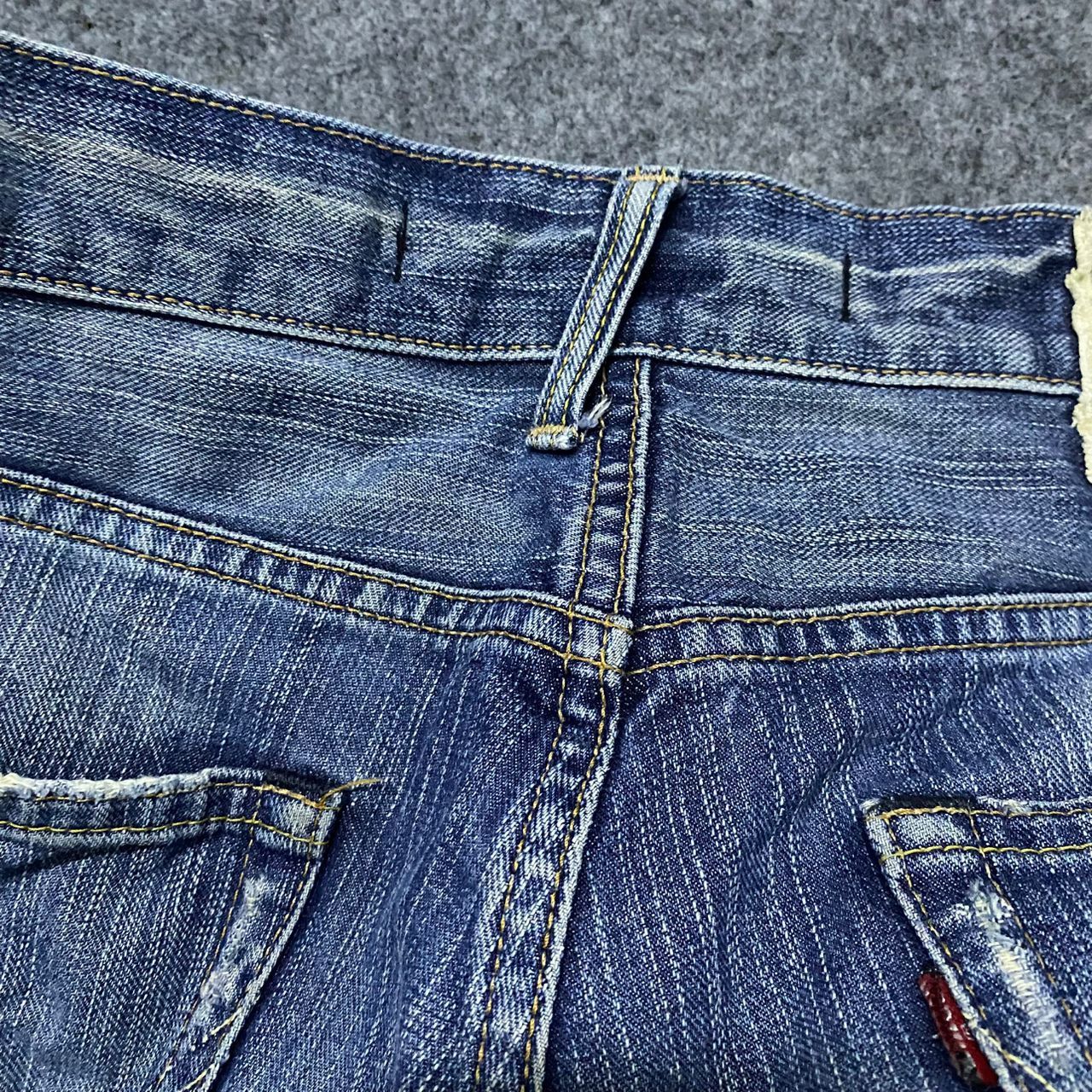 Edwin 💥Flare💥Vintage Edwin Exclusive Vintage Distressed Denim Size US 33 - 21 Thumbnail