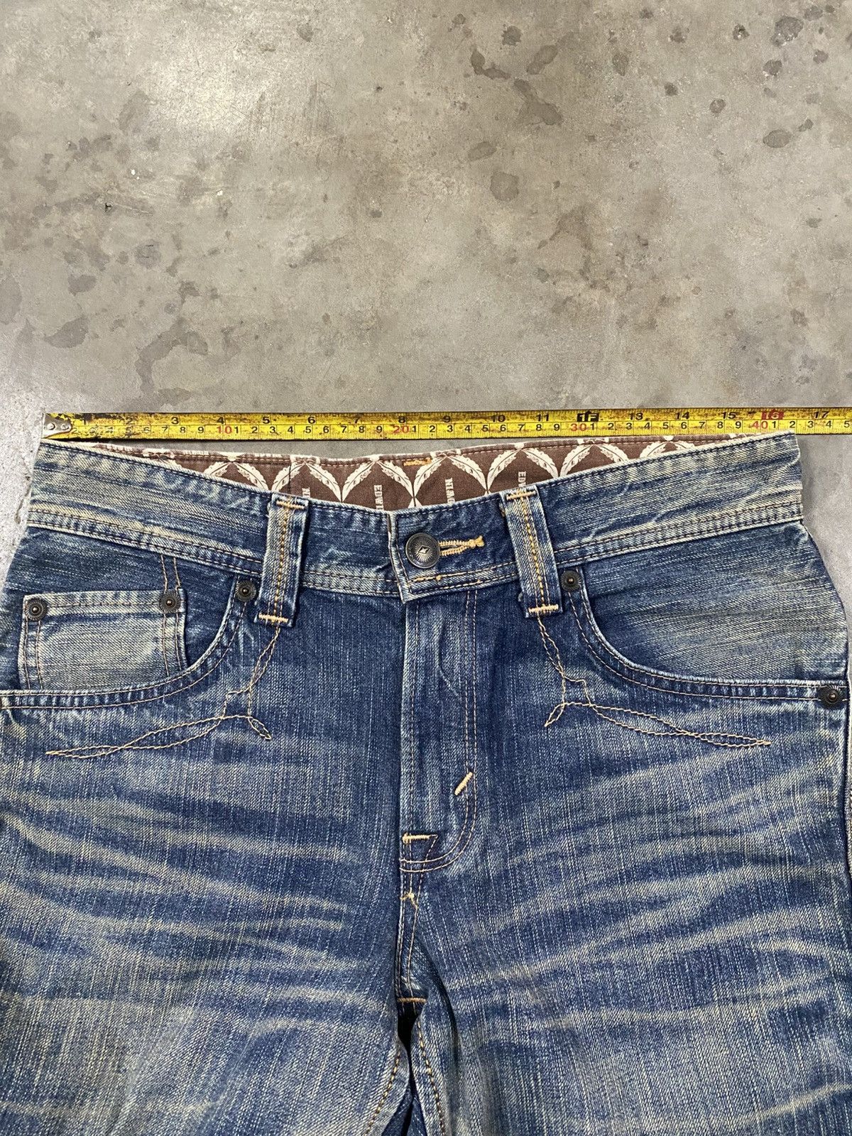 Edwin × Hysteric Glamour × If Six Was Nine Flare Jeans Japanese Edwin XVS Distressed @262 Size US 32 / EU 48 - 6 Thumbnail