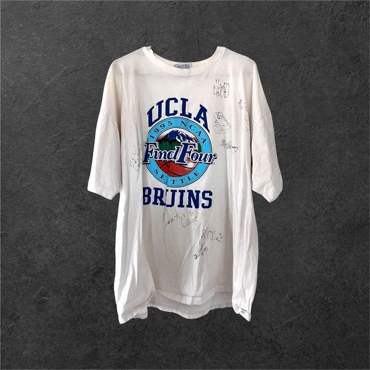 Reebok Signed UCLA Final Four Shirt Size US XXL / EU 58 / 5 - 1 Thumbnail
