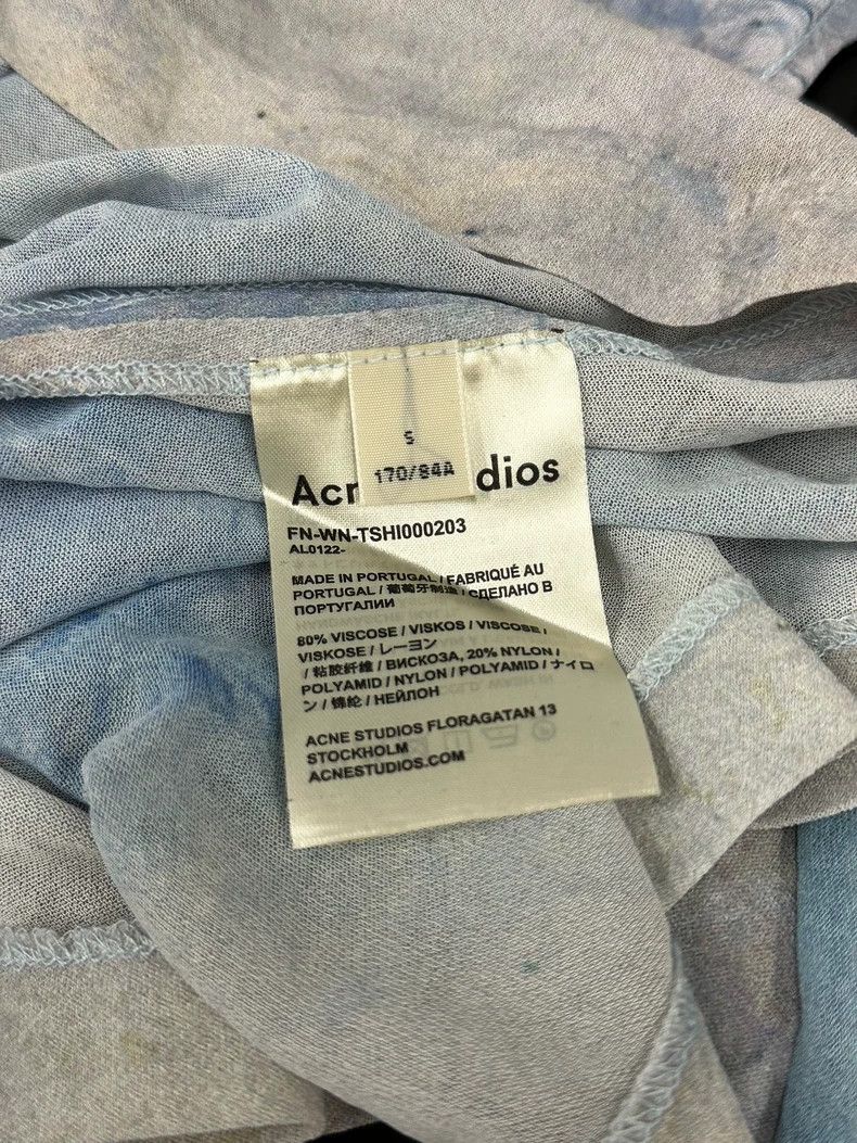 Acne Studios Acne Studios Blue gradient texture long-sleeved shirt Size US S / EU 44-46 / 1 - 5 Thumbnail