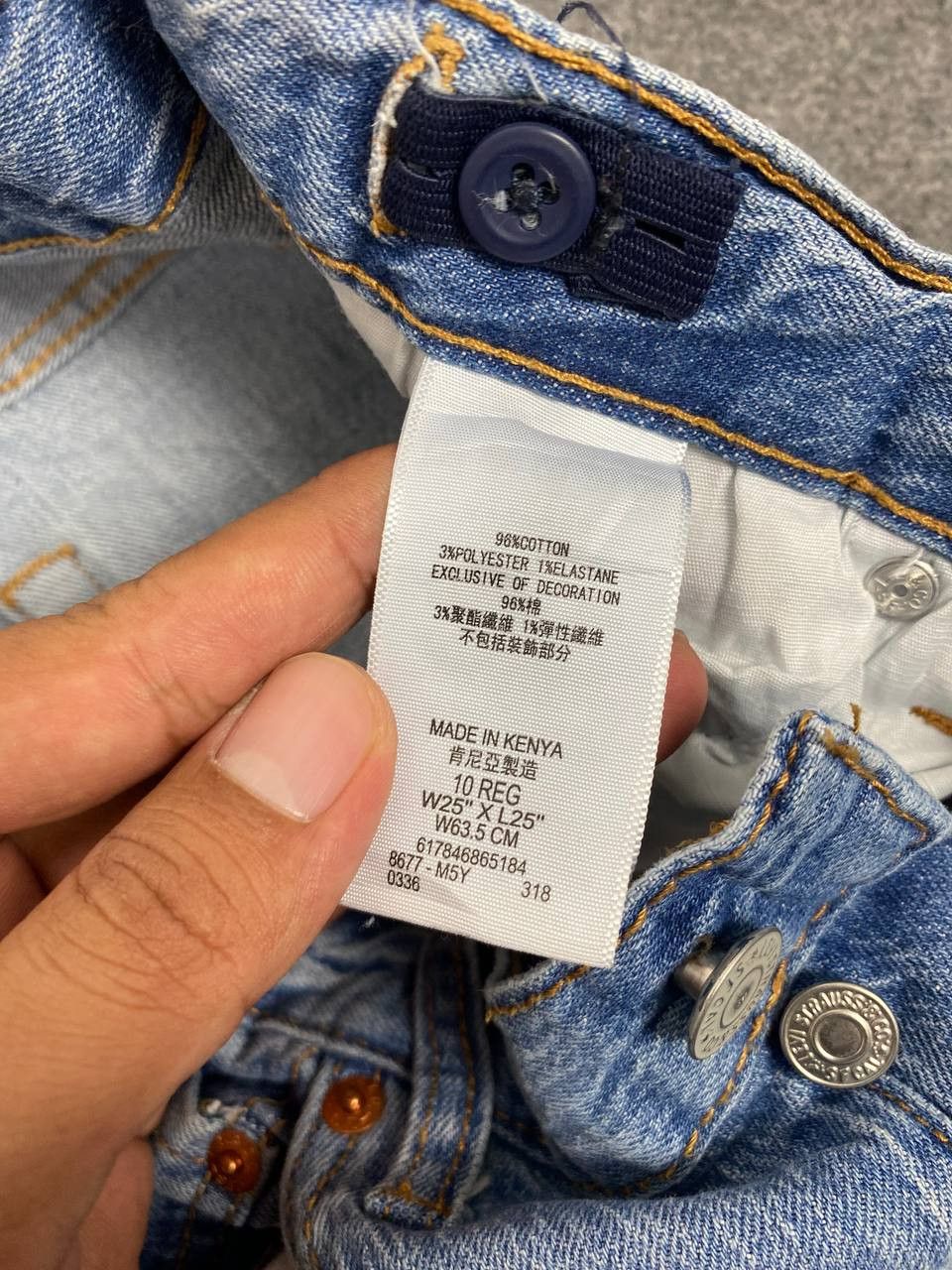 Levi's levis 501 skinny lightwash denim Size US 28 / EU 44 - 12 Thumbnail