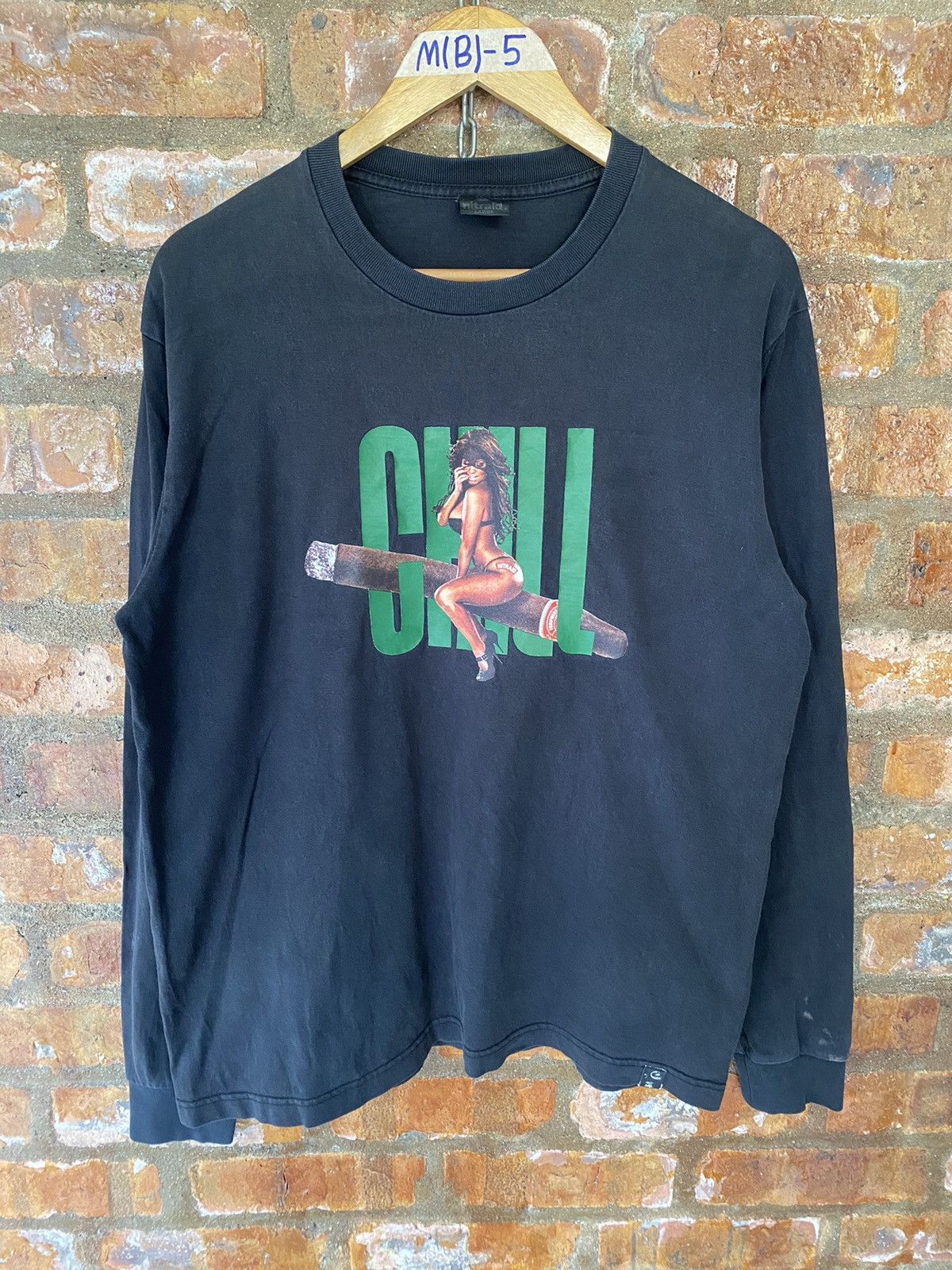 Hysteric Glamour × Japanese Brand × Nitraid 2000s Nitraid Japan Girl on Cigar hot sexy Size US L / EU 52-54 / 3 - 2 Thumbnail