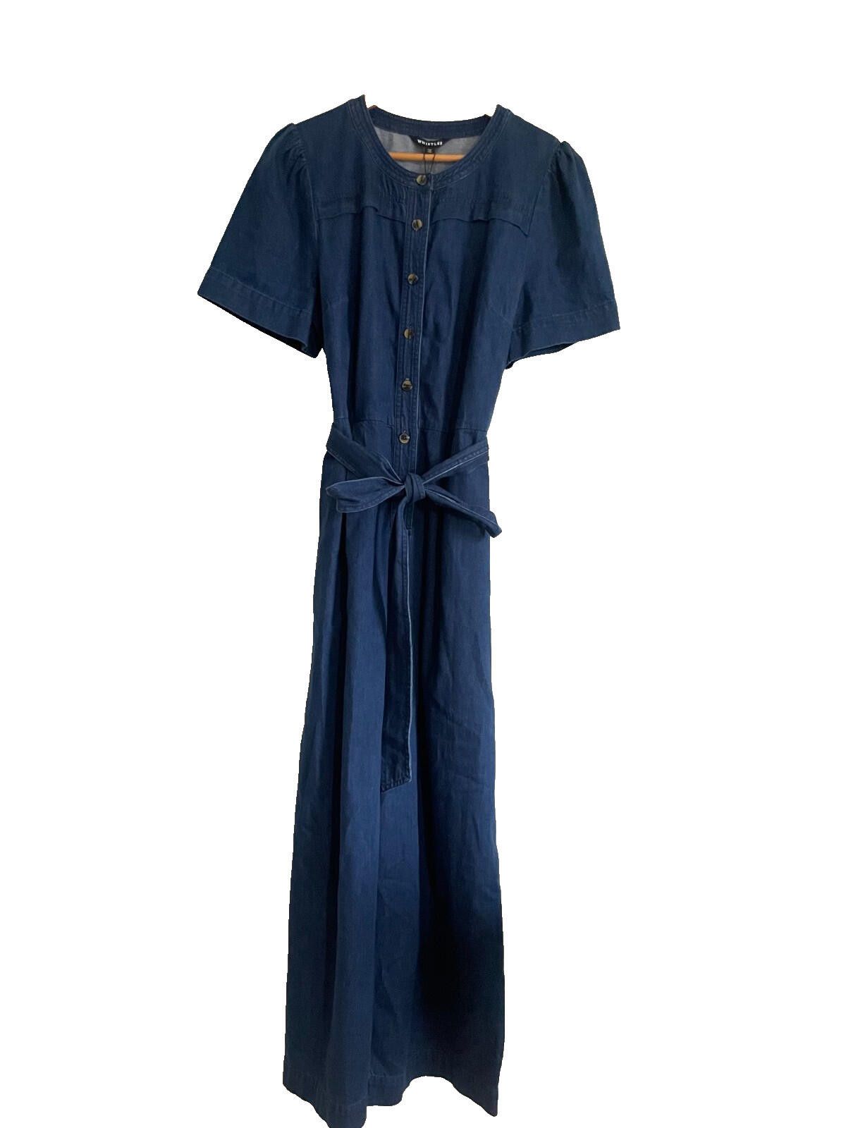 Whistles Whistles Alana Denim Jumpsuit UK 16 BNWT RRP £149 Size 34" / US 12 / IT 48 - 2 Thumbnail