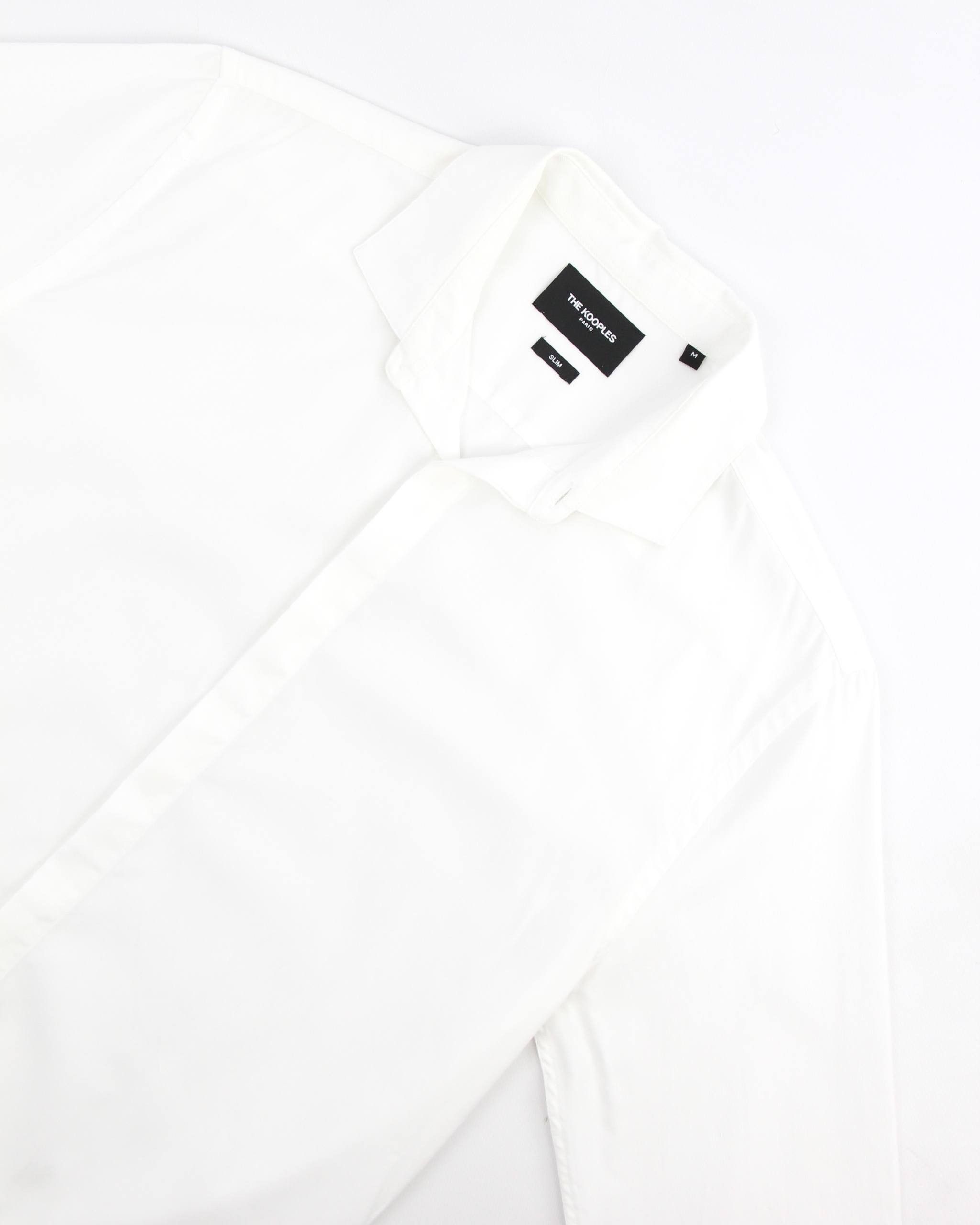 The Kooples THE KOOPLES PARIS White Slim Shirt Size US M / EU 48-50 / 2 - 7 Thumbnail