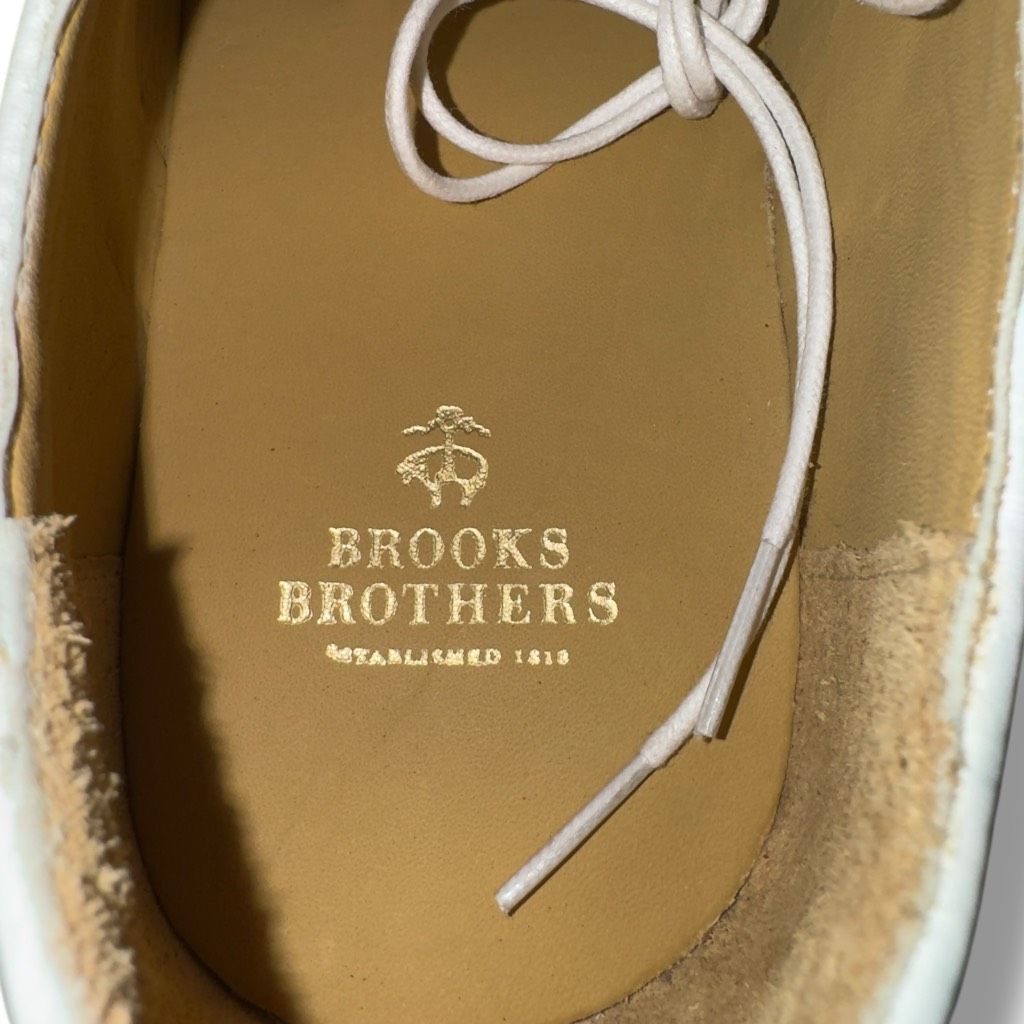 Brooks Brothers New Brooks Brothers Nubuck Derbies in Ivory Suede Men’s Sz 11.5 Size US 11.5 / EU 44-45 - 10 Thumbnail
