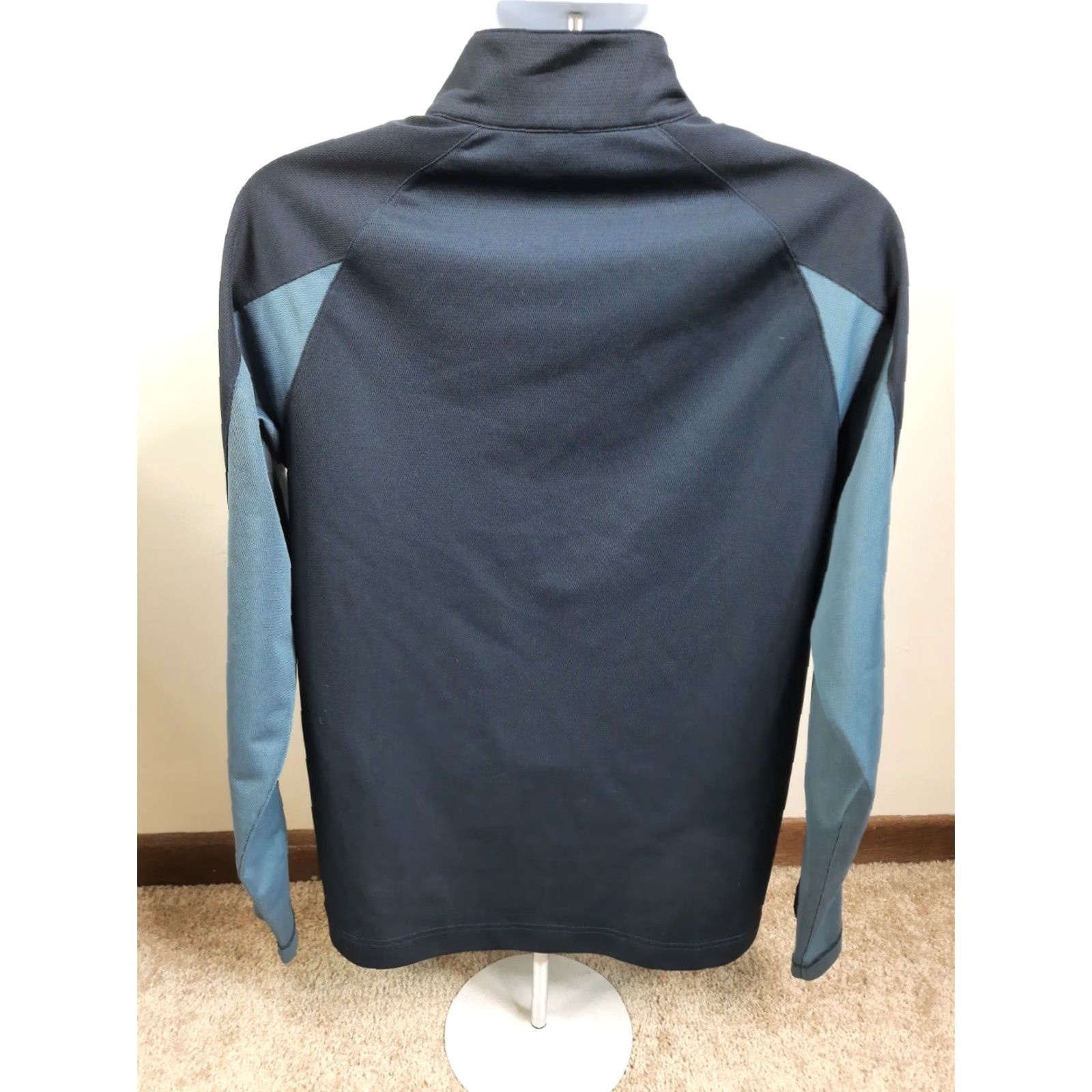 Nike Nike Dri-Fit Quarter Zip Pullover Mens Size Medium Blue 1/4 Zip Pullover Sweatshirt Regular Fit Sport Activewear Shirt Size US M / EU 48-50 / 2 - 6 Thumbnail