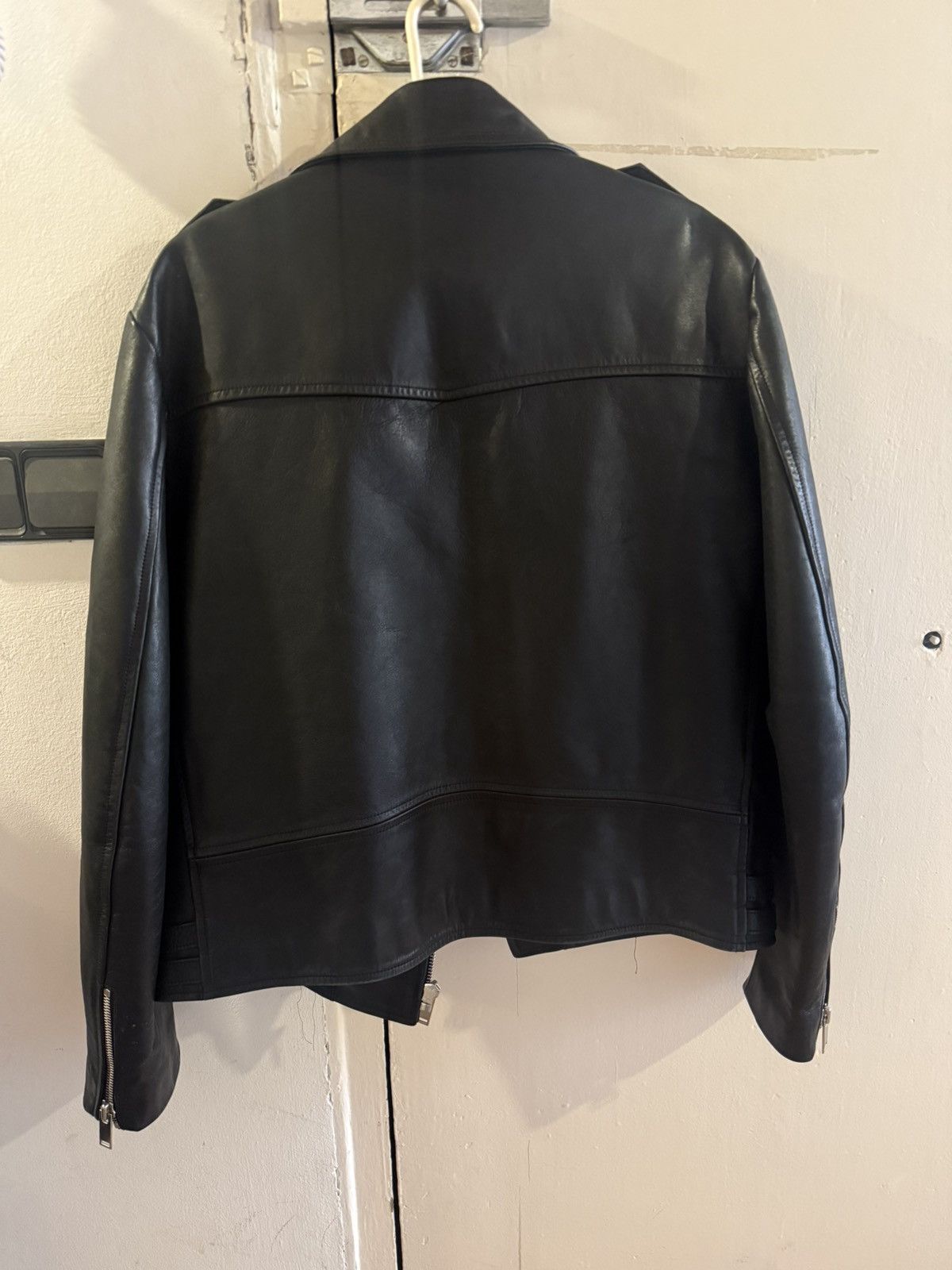 Sandro Sandro leather biker jacket Size US XL / EU 56 / 4 - 2 Thumbnail