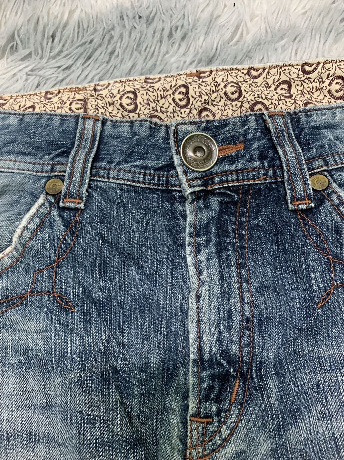 Edwin RARE 90s EDWIN BLUETRIP DISTRESSED JEANS RARE Size US 34 / EU 50 - 6 Thumbnail