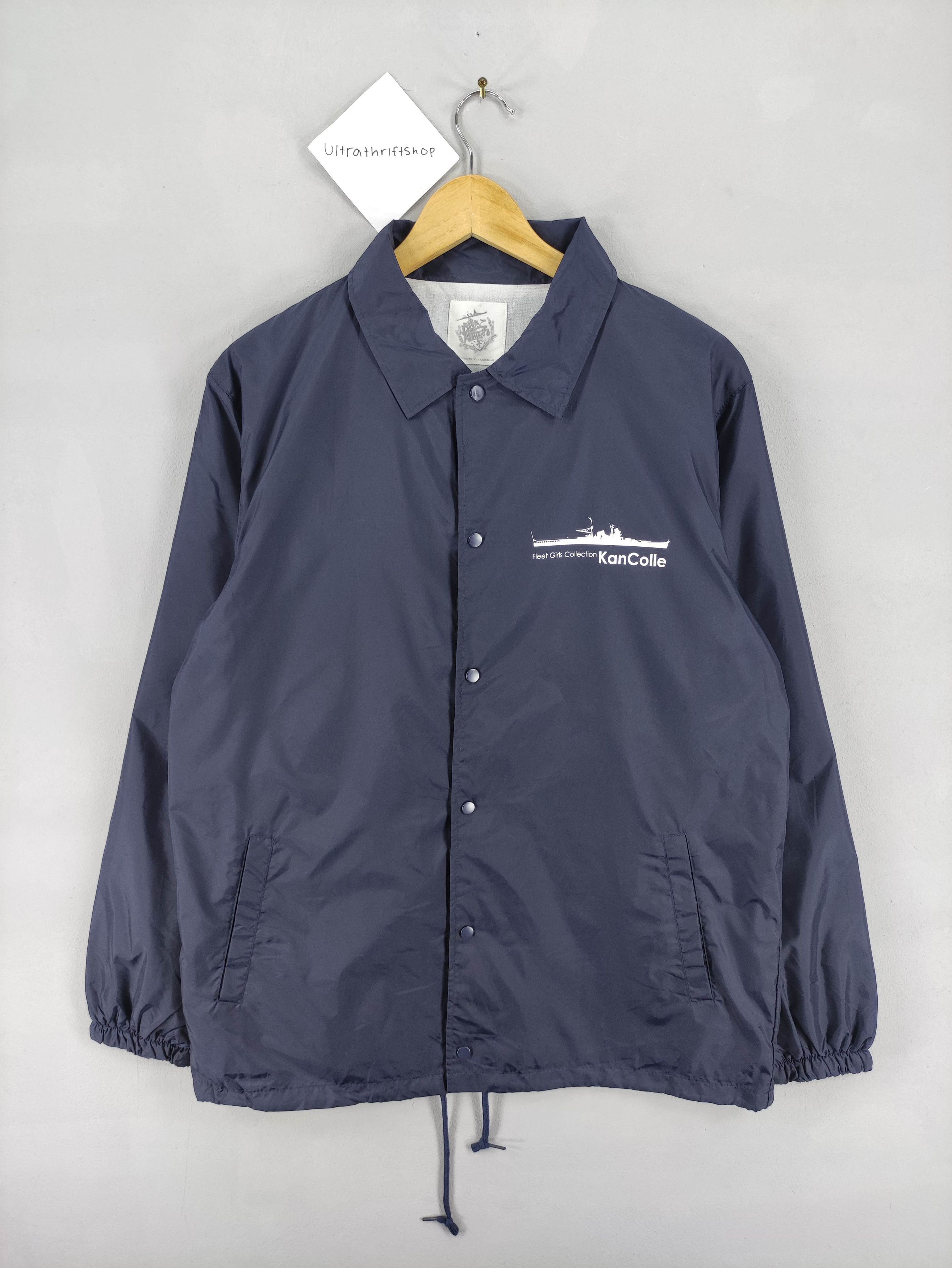 Japanese Brand Vintage Kan Colle WinBreaker Jacket Snap Button Size US M / EU 48-50 / 2 - 1 Thumbnail