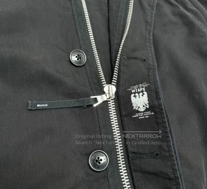 Wtaps Wtaps Long Cotton Coat Windbreaker Jacket Classic Black an Size US L / EU 52-54 / 3 - 7 Thumbnail