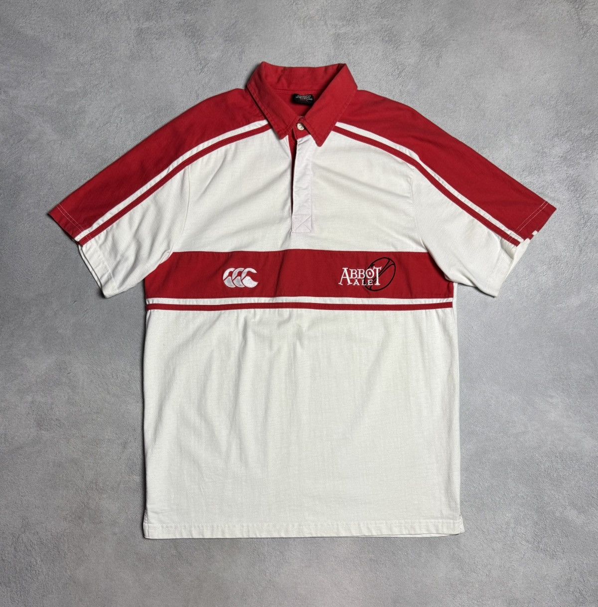 Canterbury of New Zealand Abbot Ale Rugby Union Polo Shirt Jersey Canterbury Size US XL / EU 56 / 4 - 1 Thumbnail