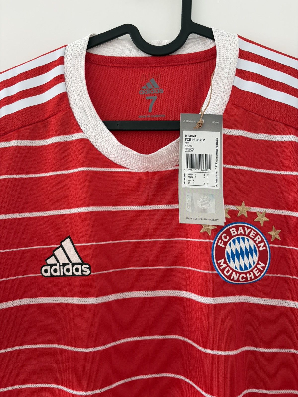 Bayern Munchen adidas 2022/2023 domowa wersja zawodnicza — zdjęcie 2