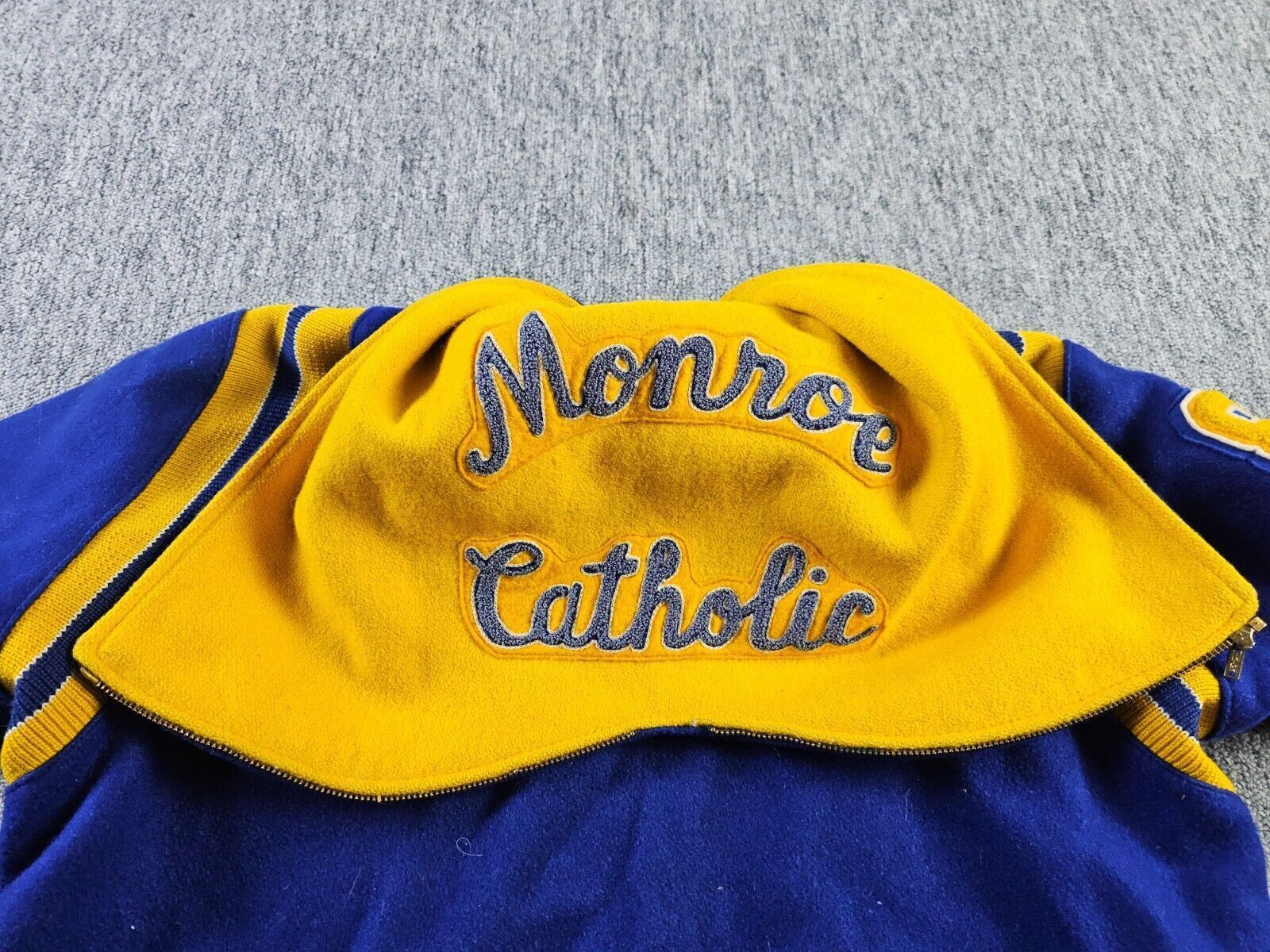 Other 1950s Lasley Knitting Co. Alaska Varsity Jacket Zip Hood L Size L / US 10 / IT 46 - 12 Thumbnail