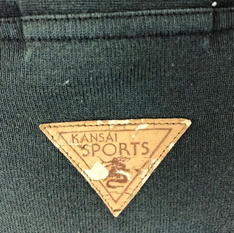Kansai Yamamoto × Vintage Vintage 90s Kansai Sport Spell Out Logo Long Sleeve Size US XL / EU 56 / 4 - 4 Thumbnail