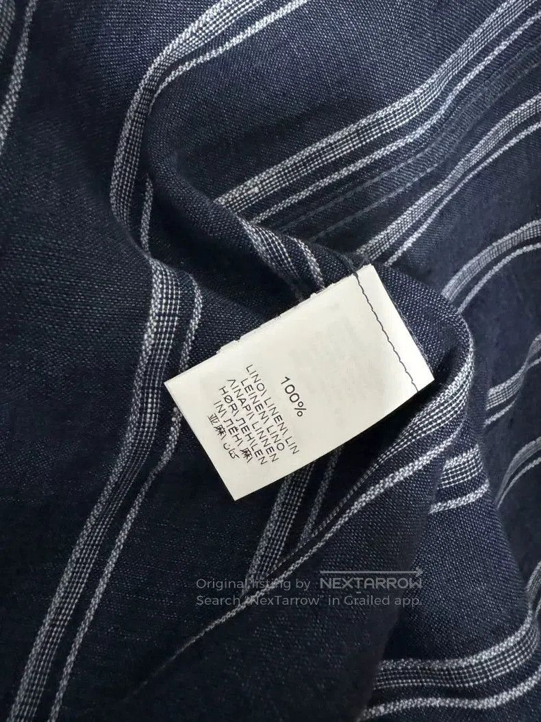 Brunello Cucinelli Brunello Cucinelli Striped Linen Shirt. Size US XXL / EU 58 / 5 - 6 Thumbnail