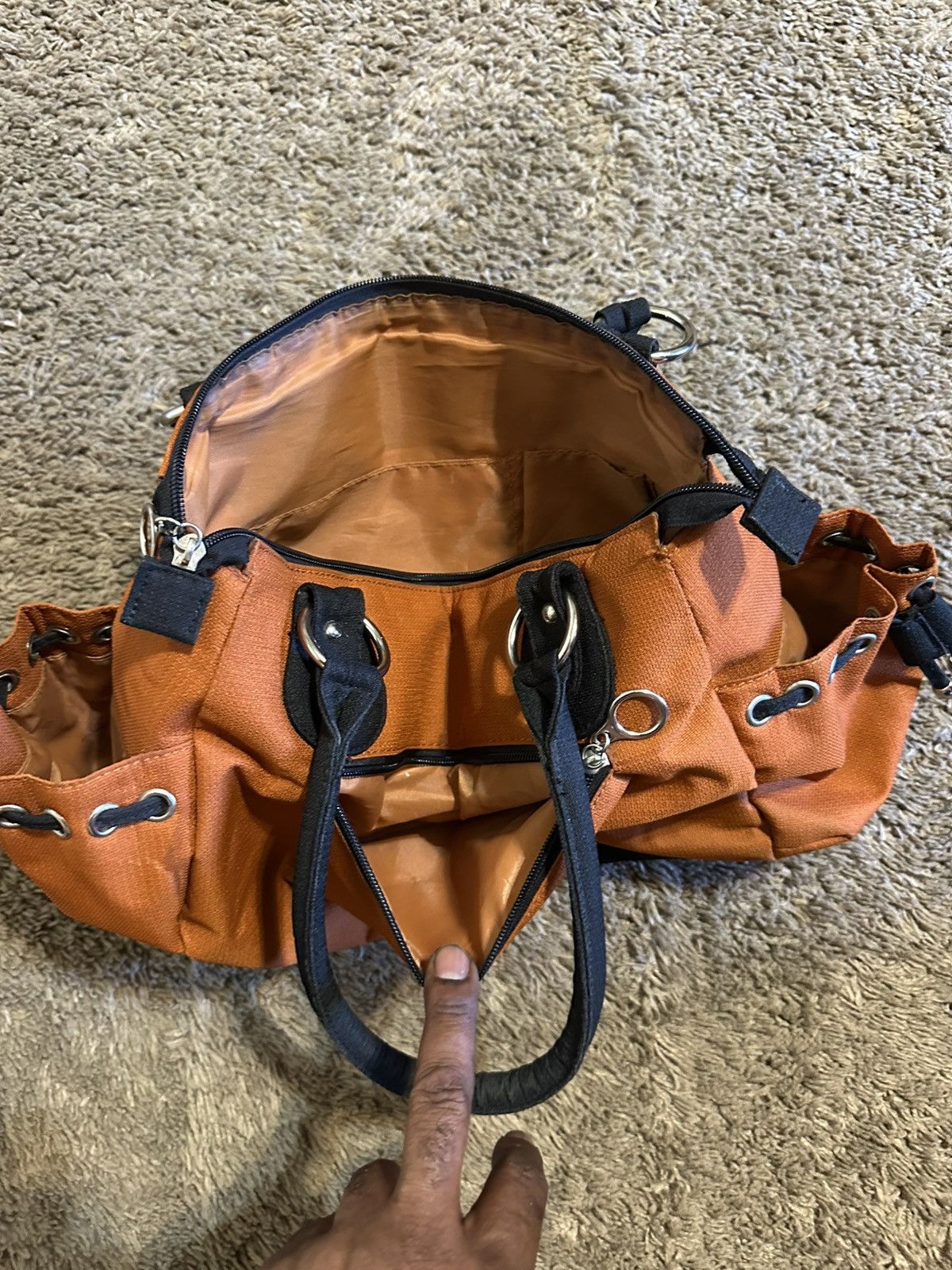 NCAA × Vintage Vintage NCAA Texas Longhorns “triple orange” purse 90s Size ONE SIZE - 6 Thumbnail