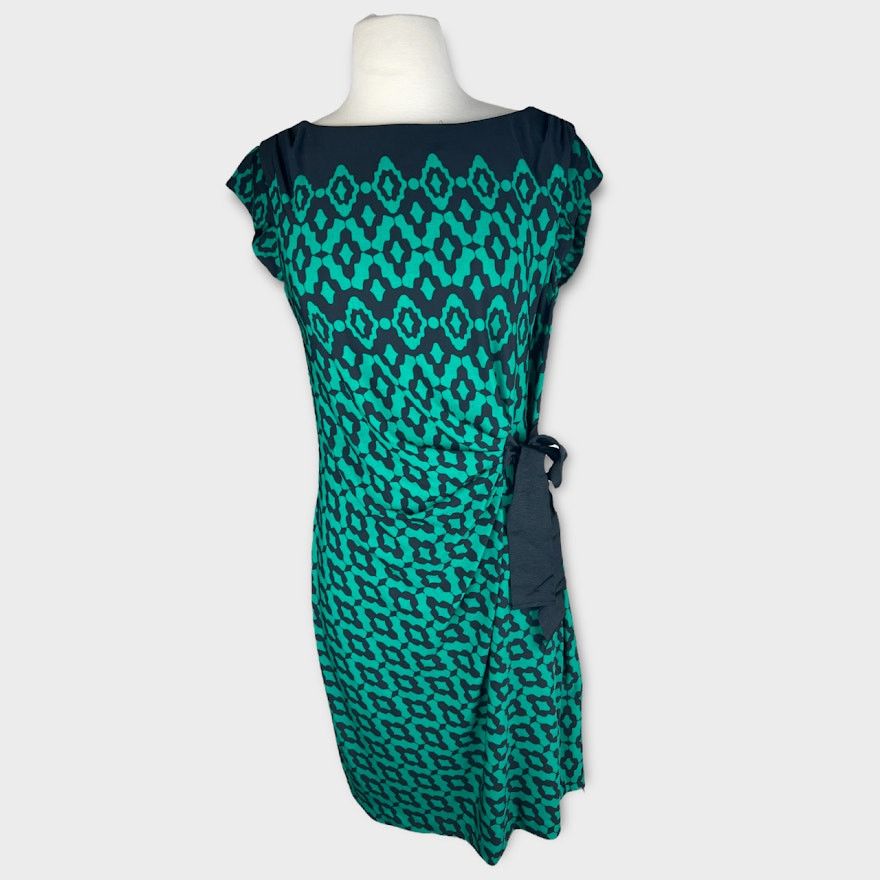 Kohl's Just Taylor | Geo Print Sheath | Size 10 Size L / US 10 / IT 46 - 1 Thumbnail