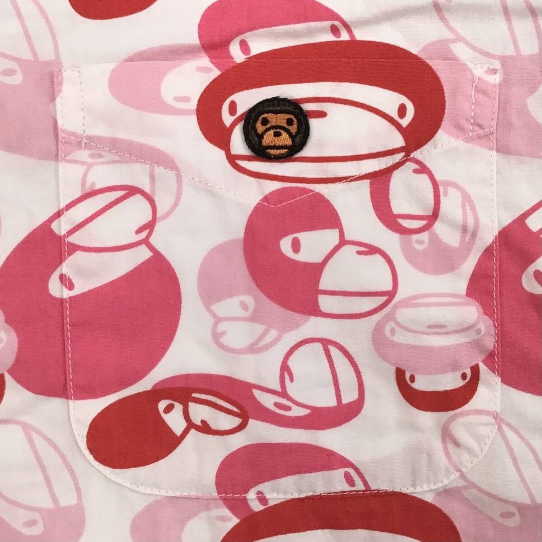 Bape × Nigo BAPE Short sleeve shirt Milo Camo Pink a bathing ape NIGO Size US S / EU 44-46 / 1 - 5 Thumbnail