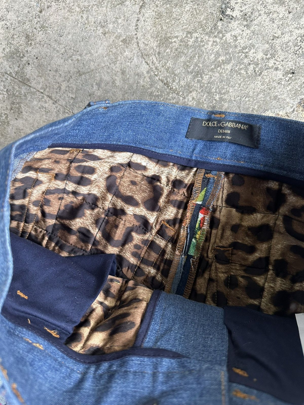 Dolce & Gabbana Patchwork rare exotic denim early 2000’s Size US 30 / EU 46 - 6 Thumbnail