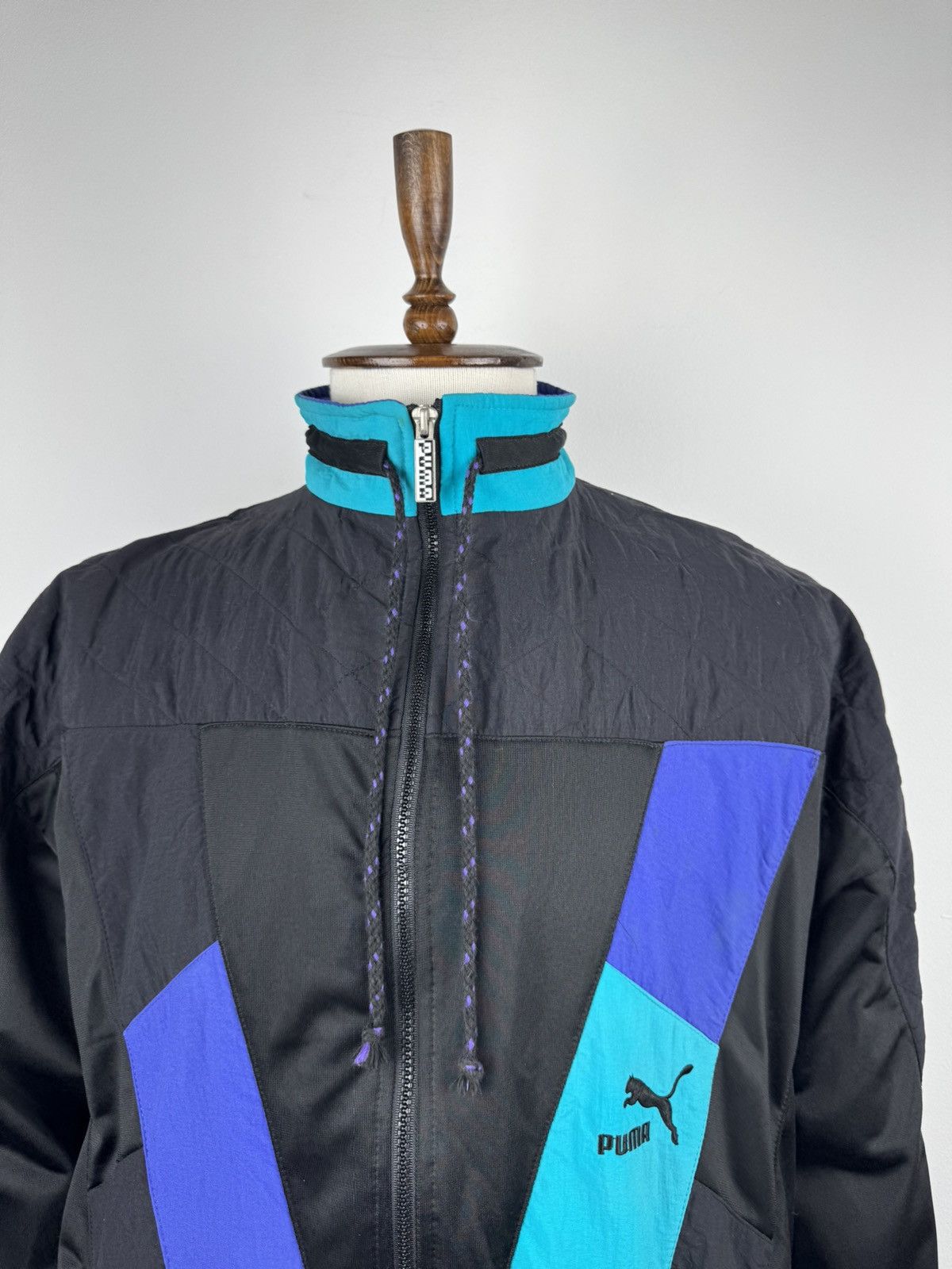 Puma × Vintage Puma Sportswear Retro Track Top Oversized Jacket size 42 Size US XL / EU 56 / 4 - 2 Thumbnail