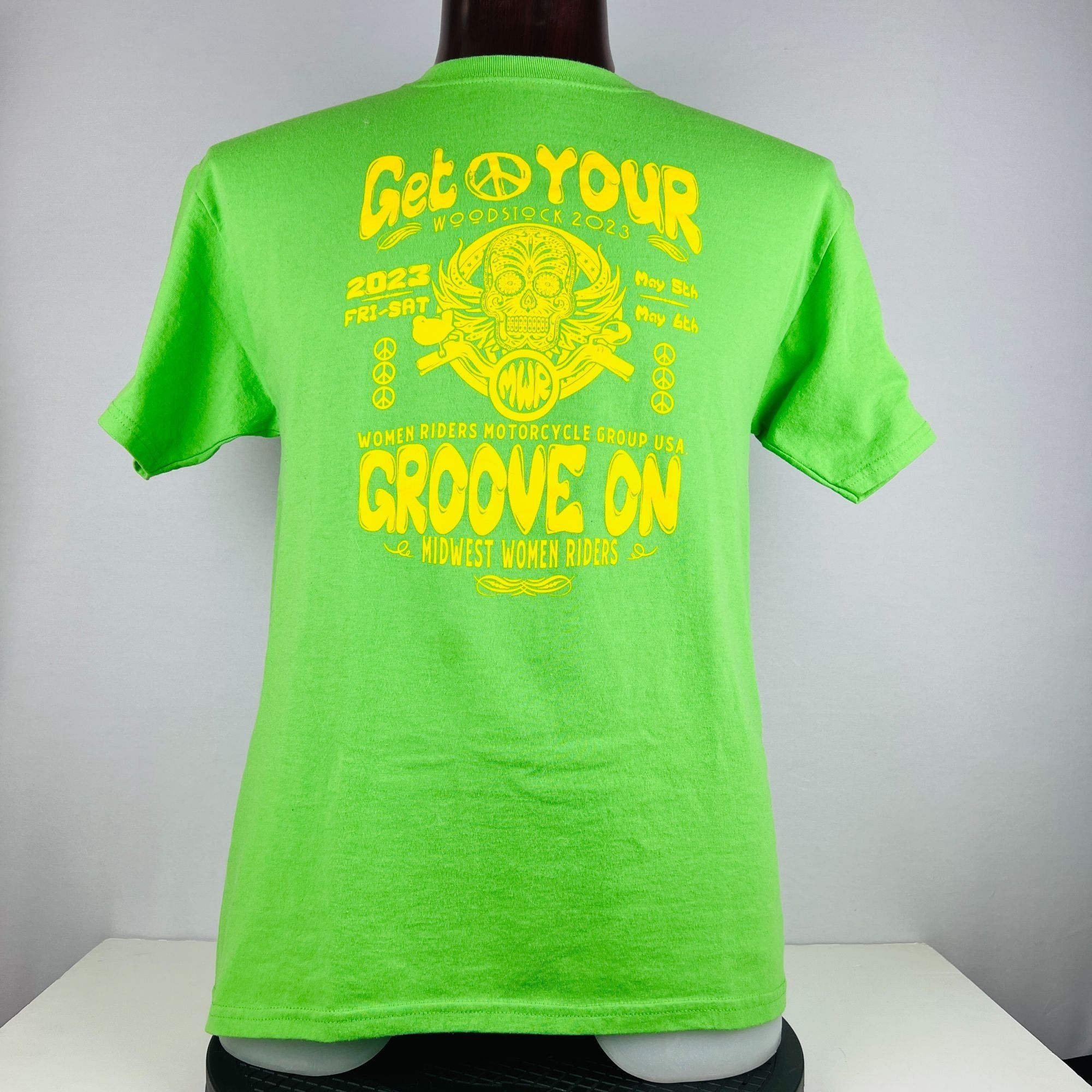 Jerzees Midwest Women Riders Get Your Groove On Woodstock IL Motorcy Size L / US 10 / IT 46 - 1 Thumbnail
