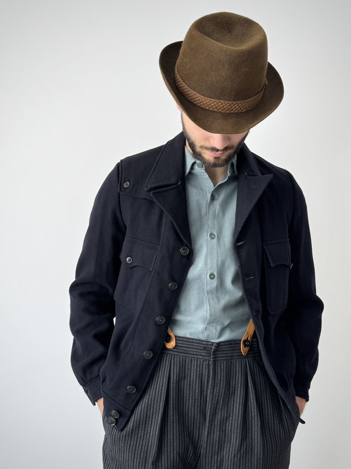 Japanese Brand 1920s Vintage Swiss ‘PKZ’ Wool Sport Hunting Jacket Size US M / EU 48-50 / 2 - 1 Thumbnail