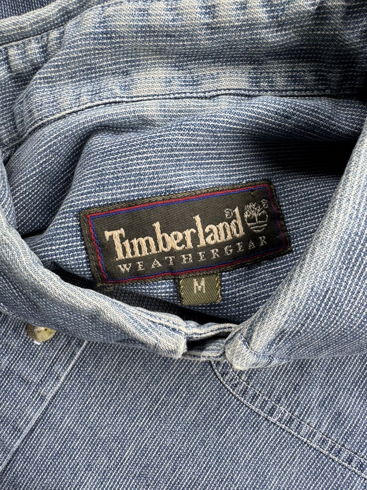 Timberland Vintage Timberland Denim Shirt Size US XL / EU 56 / 4 - 13 Thumbnail
