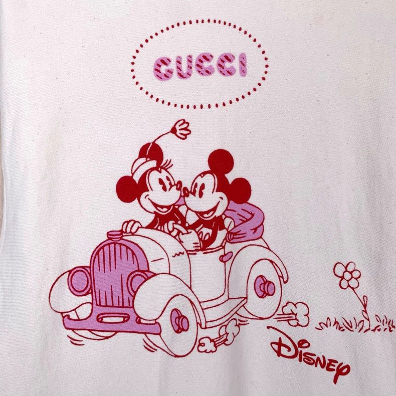 Gucci Gucci Disney co-branded logo Mickey printed beige hooded co Size US S / EU 44-46 / 1 - 5 Thumbnail
