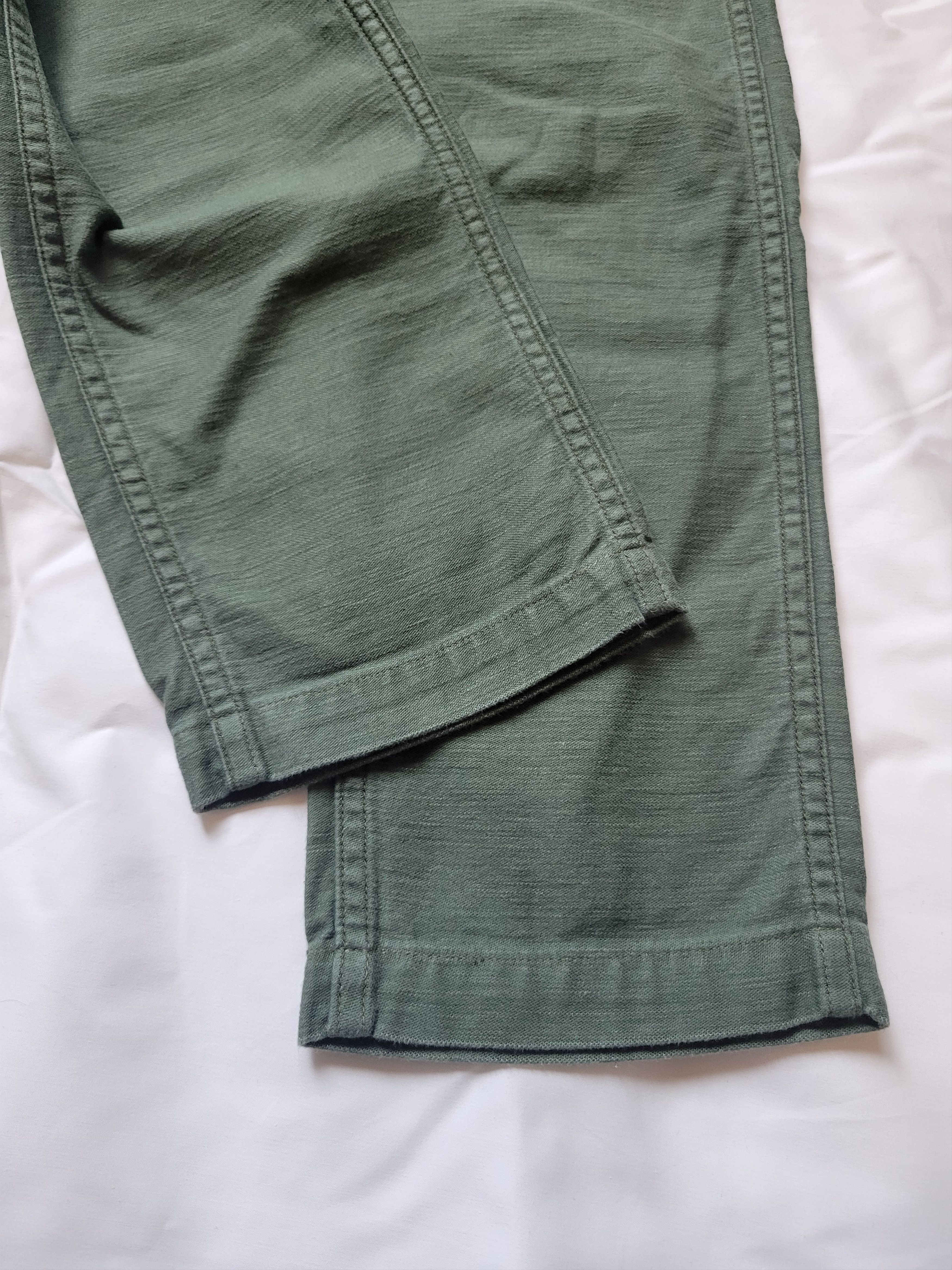Japanese Brand × Orslow orSlow Slim Fit Fatigue Pants - Olive (can fit 28~30) Size US 30 / EU 46 - 9 Thumbnail