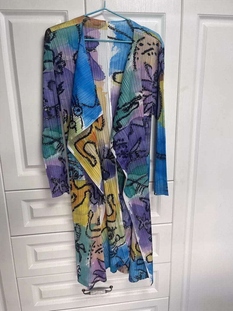 Issey Miyake Issey Miyake Graffiti windbreaker Size L / US 10 / IT 46 - 1 Thumbnail