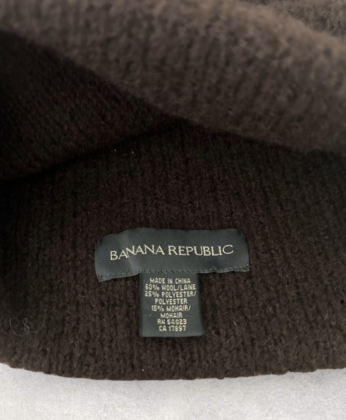 Banana Republic BR Wool Blend Oversized Knit Beanie Size ONE SIZE - 4 Thumbnail